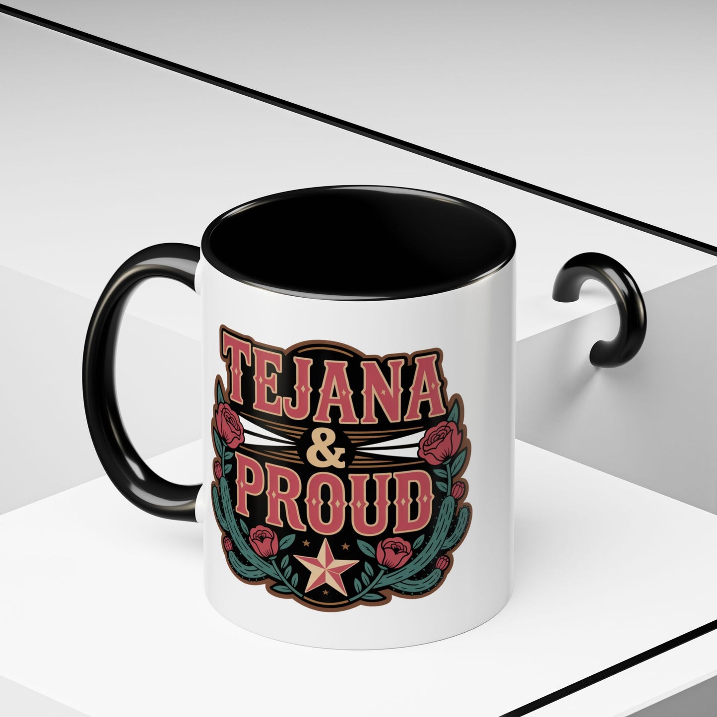 Tejana Mug — Texas Latina Pride Coffee Cup (view 4 of 4)