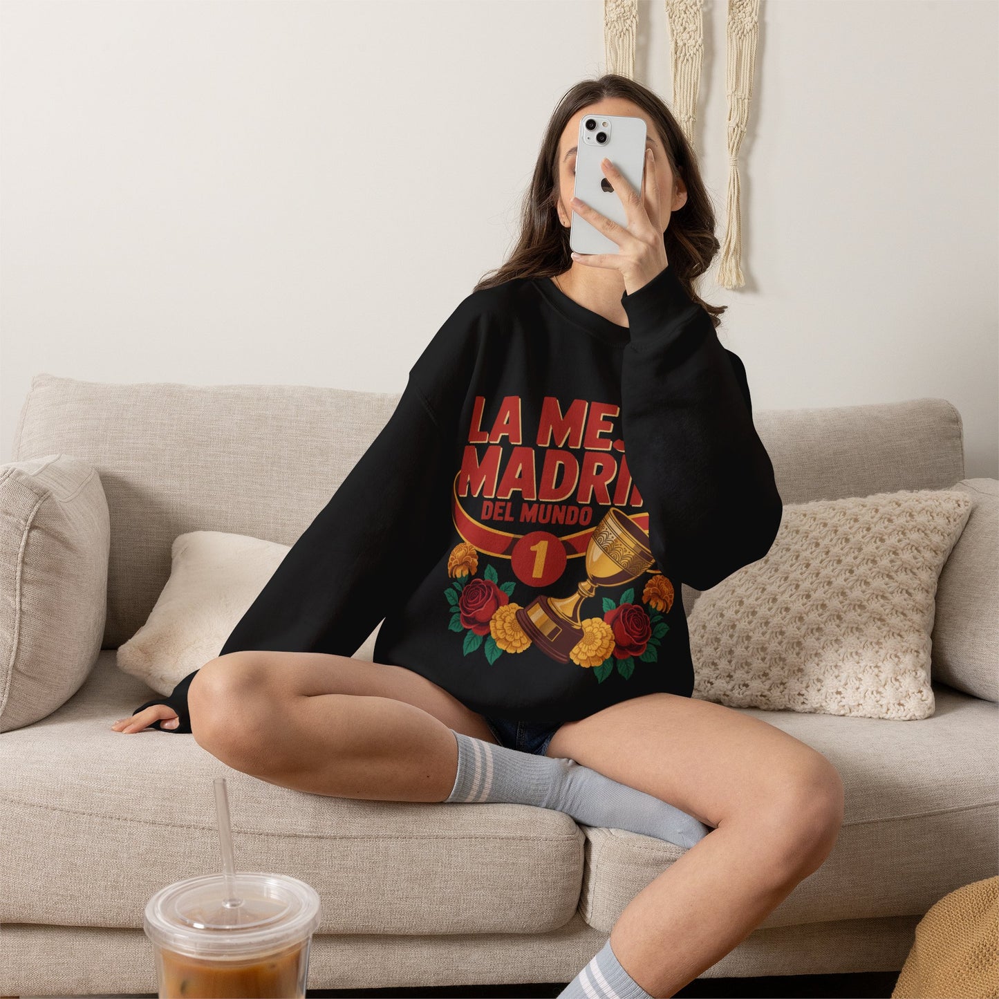 Madrina Sweatshirt - Proud Godmother Gift - Sudadera Latina - Spanish Gift for Her - Regalos para Mujer