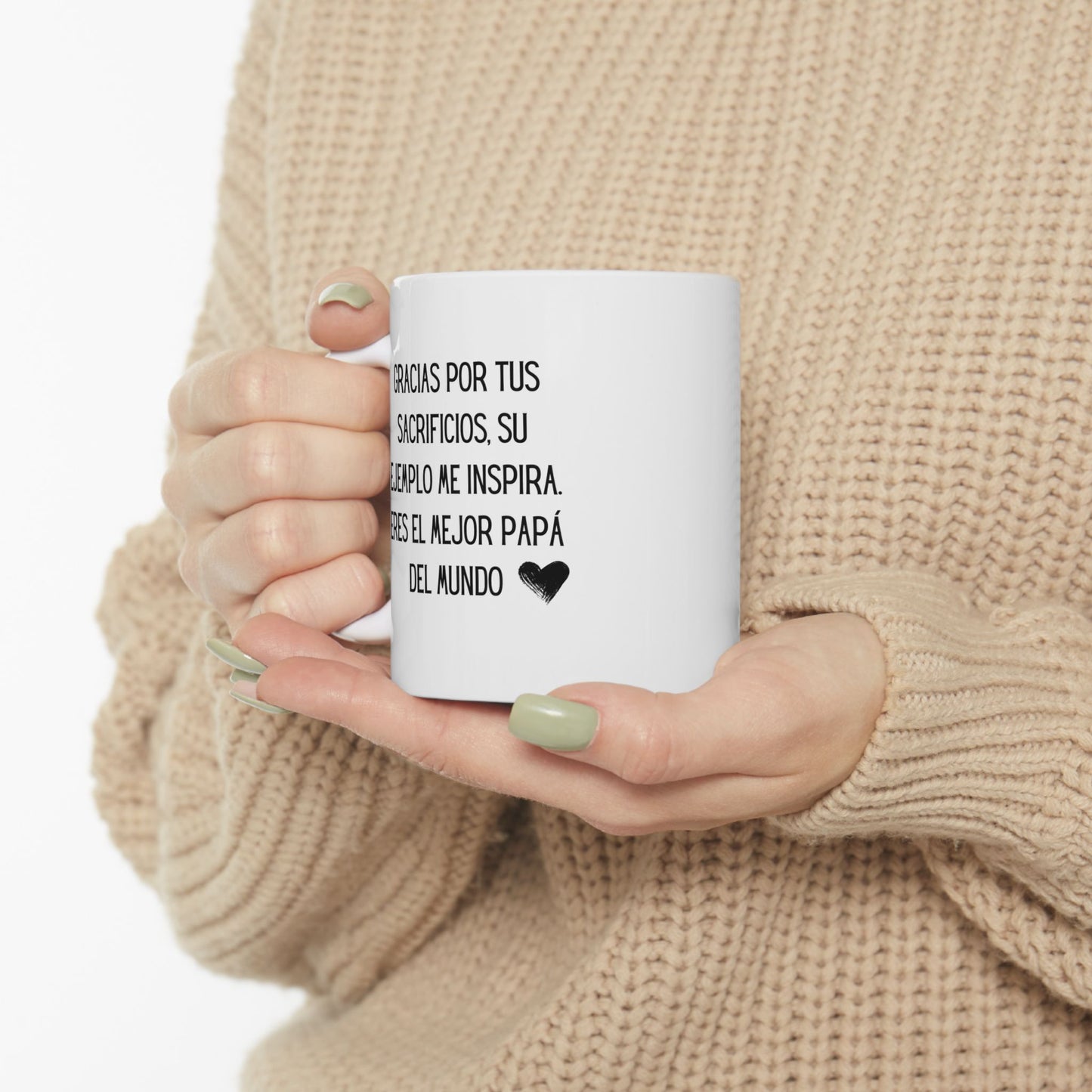 Papi Mug Coffee cup Gift for father papa dad Latino Inspiration Tea Drinker Coffee gift for him