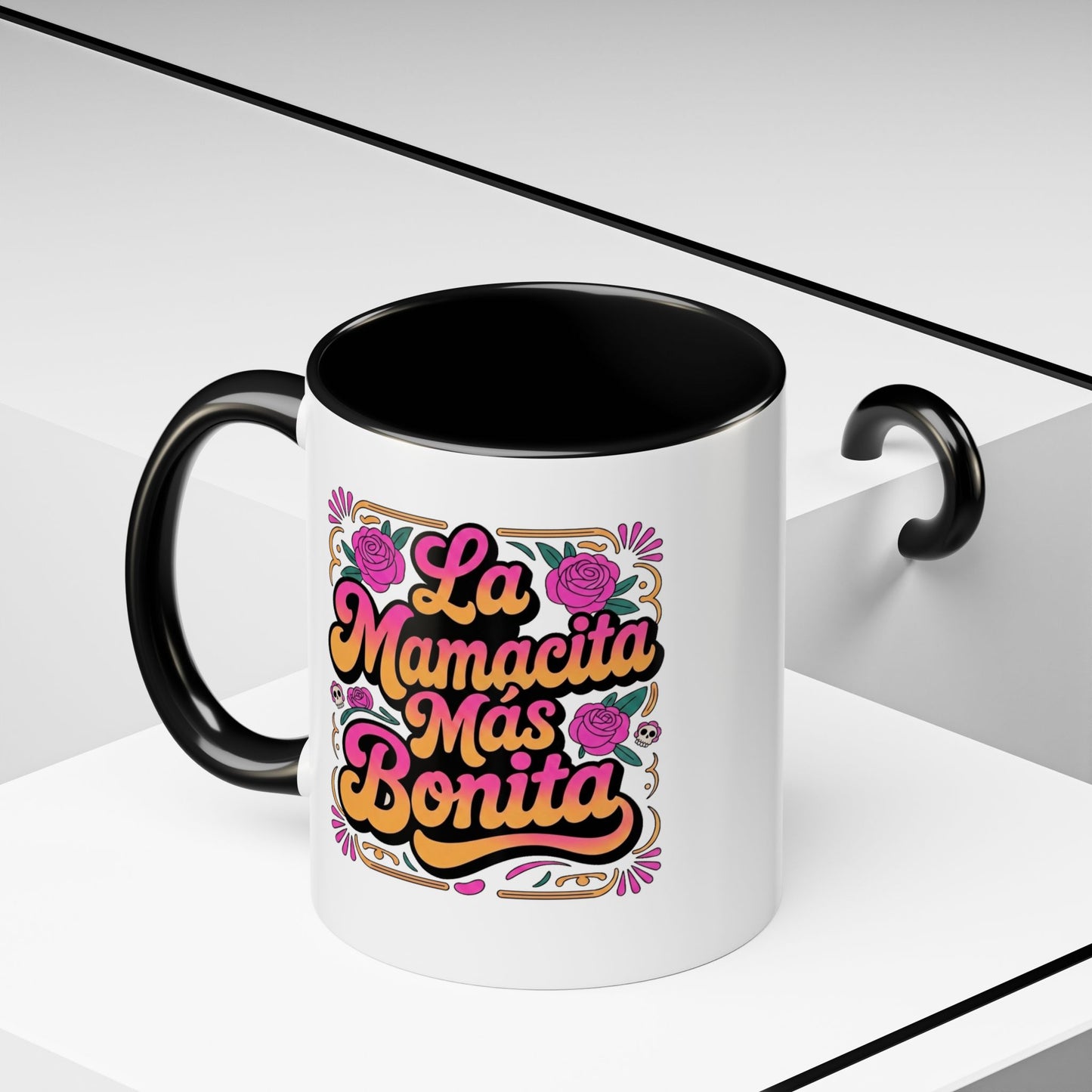La Mamacita Mas Bonita Mug Groovy | Mamacita Gift Coffee Cup | Retro 70s Mom Mug | Latina Mother Gift for Her | Spanish Mothers Day Gift
