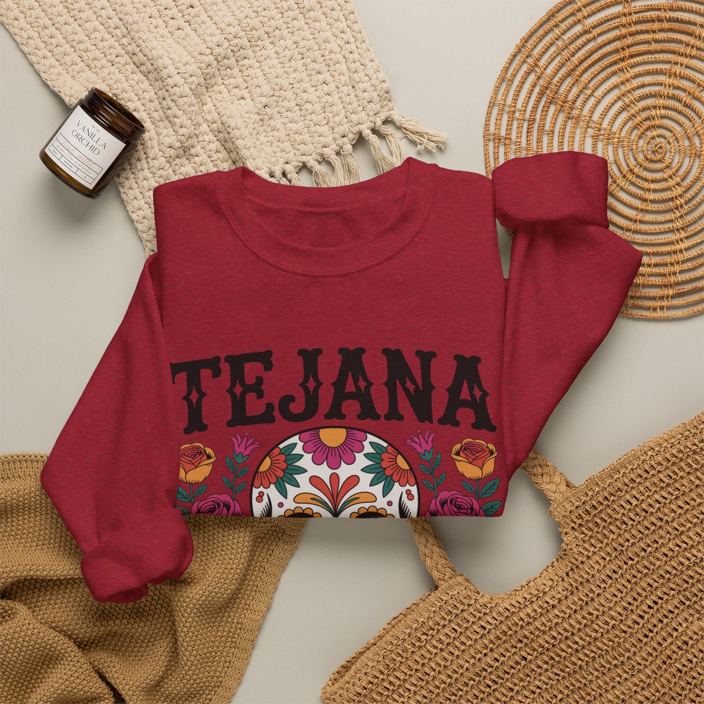 Tejana Sweatshirt - Texas Latina Pride Gift - Hispanic Heritage Sudadera - Tejana Cultura Hoodie - Latino American Pride