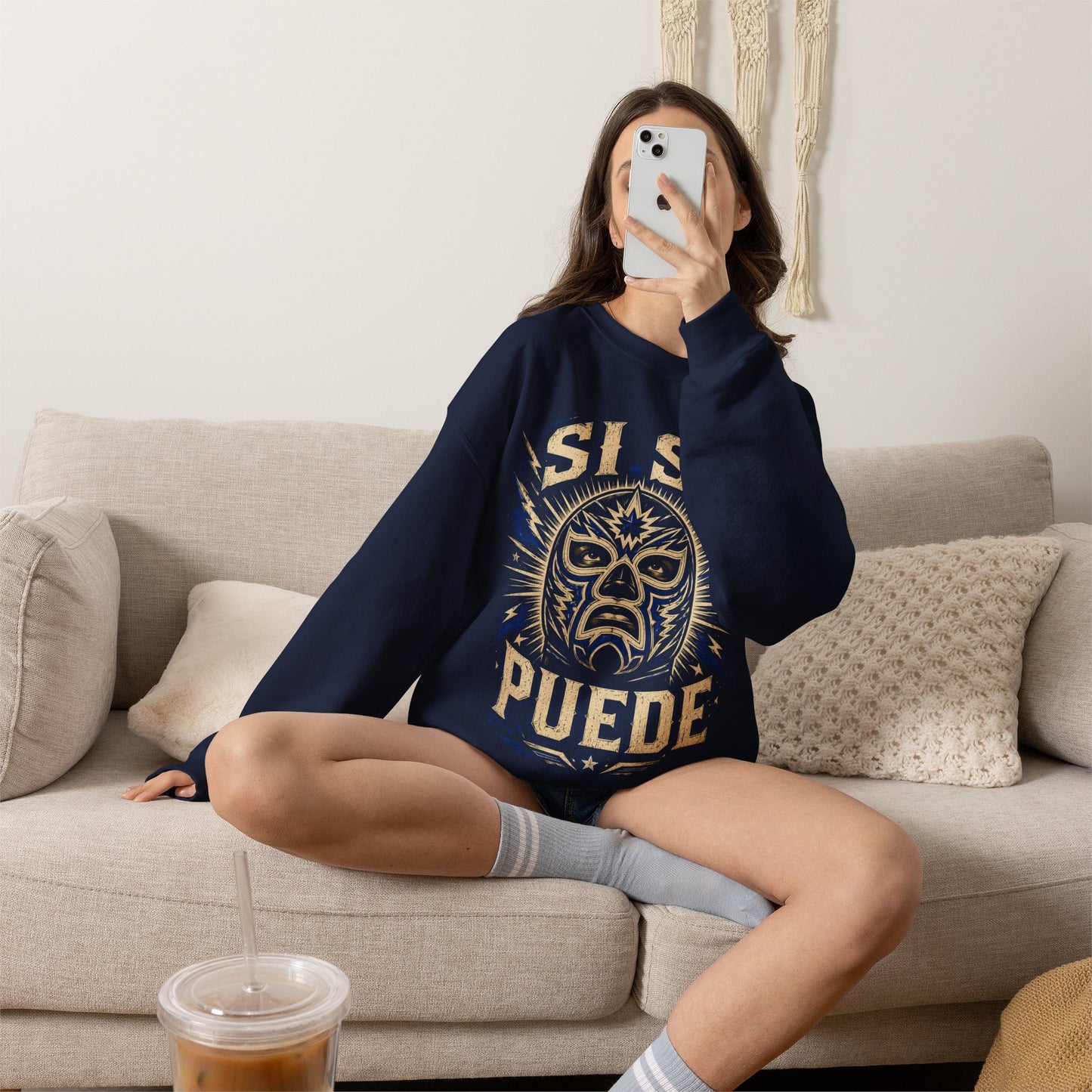 El Luchador Sweatshirt - Mexican Wrestler Hoodie - Lucha Libre Pride Gift - Latino Heritage Sudadera