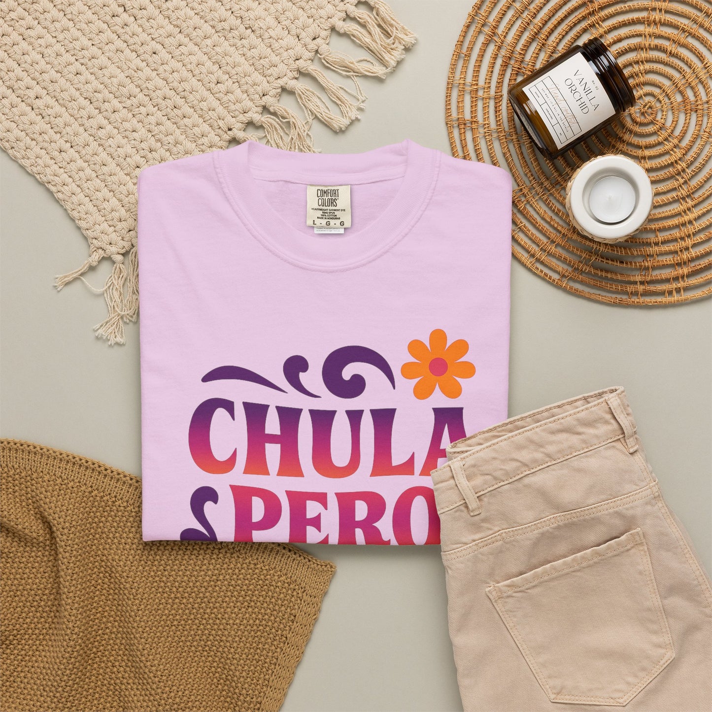 Chula Pero Chingona Shirt, Latina owned business support, brown business, activism tee, social T-Shirt (view 16 of 16)