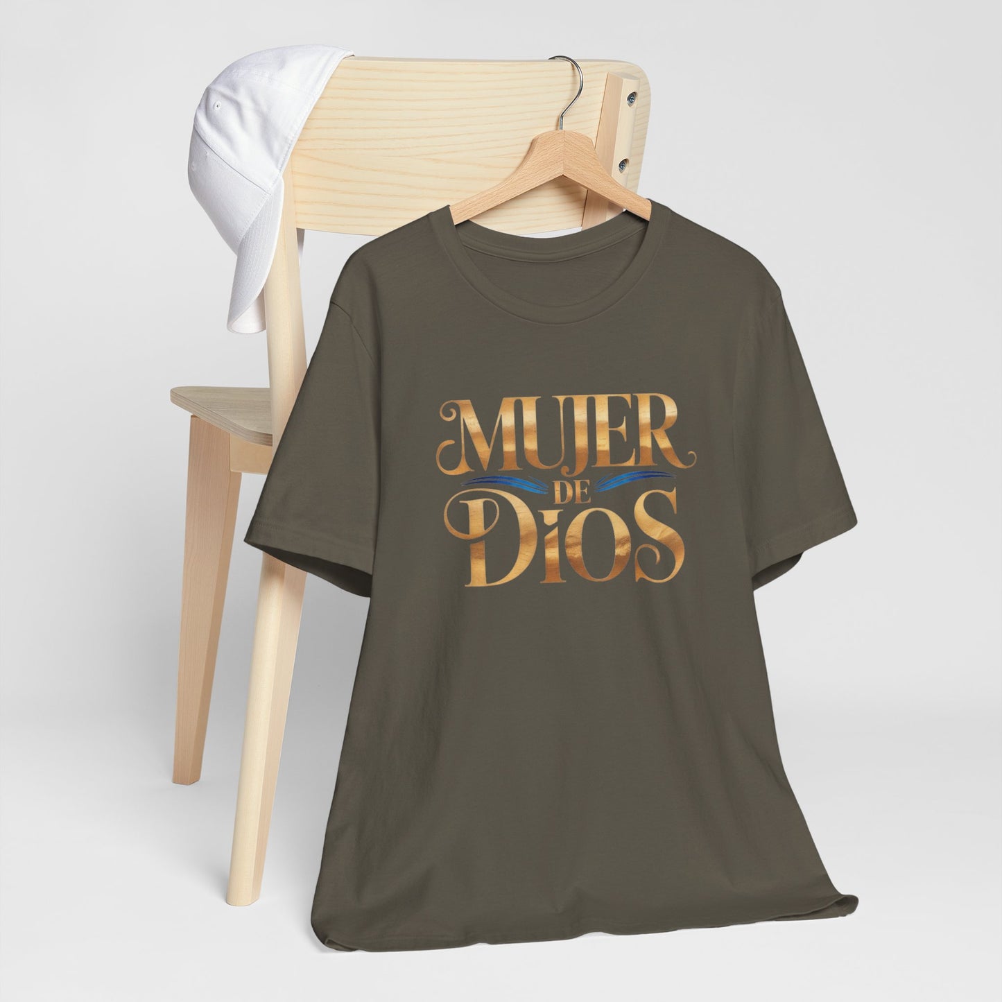 Mujer de Dios T-Shirt - Christian Latina Faith Tee - Catholic Gift - Spanish Religious Shirt - Mujer Cristiana