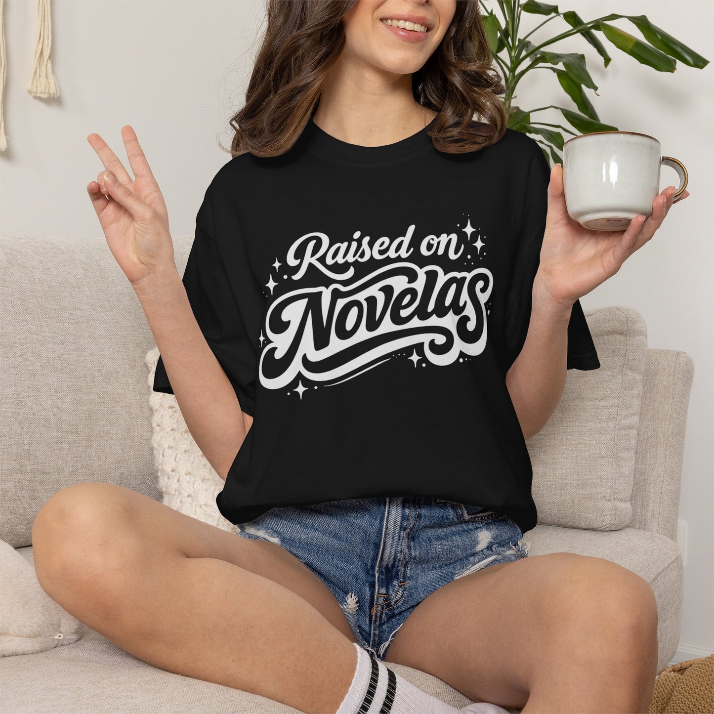 Raised on Novelas Shirt | Mexican Shirt, Boricua Shirt,  Latina Shirt, Comfort Colors Unisex Tee