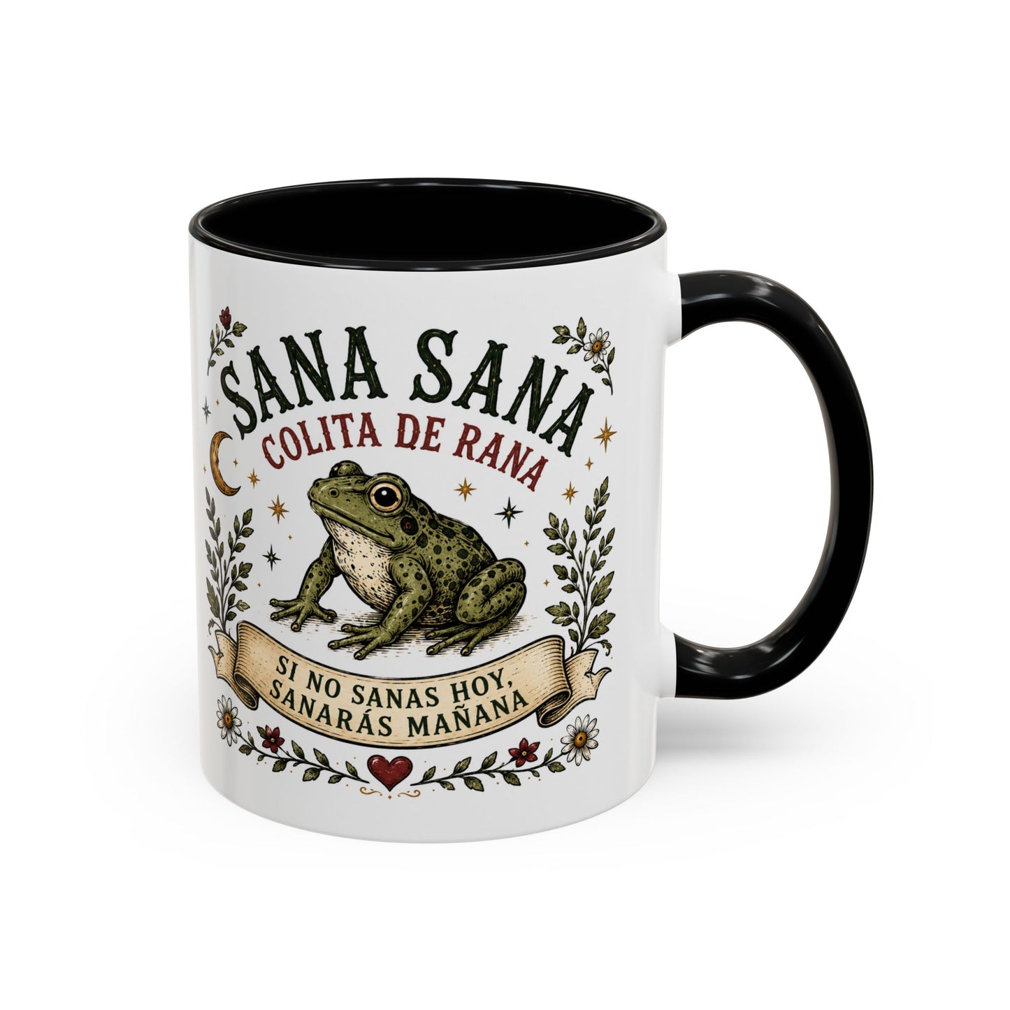 Sana Sana Colita De Rana Mug - Latina Coffee Cup | Spanish Gift for Her | Regalos para Mujer | Mystical Latina Pride Mug