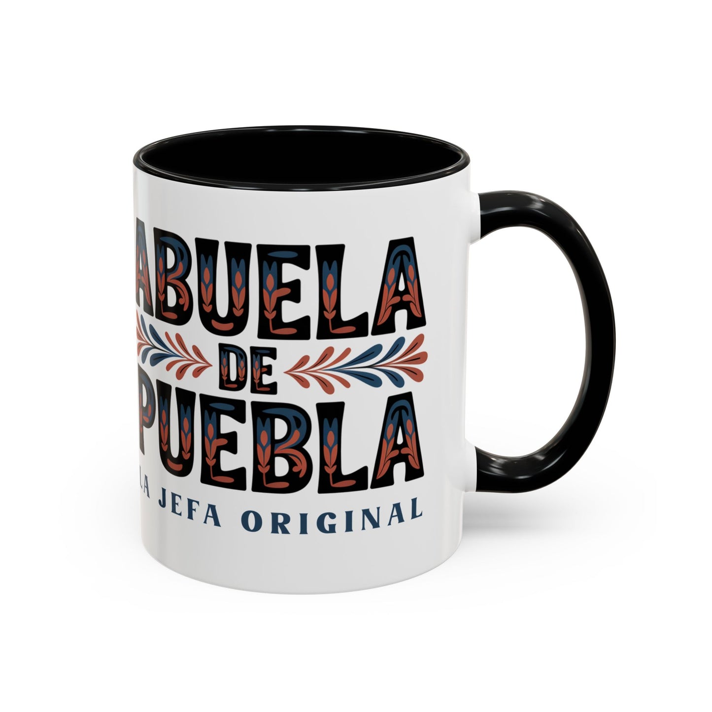 Abuela de Puebla Mug - Spanish Grandma Coffee Cup Gift - Mi Abuelita Linda - Latino Family Gift - Abuela Querida Present