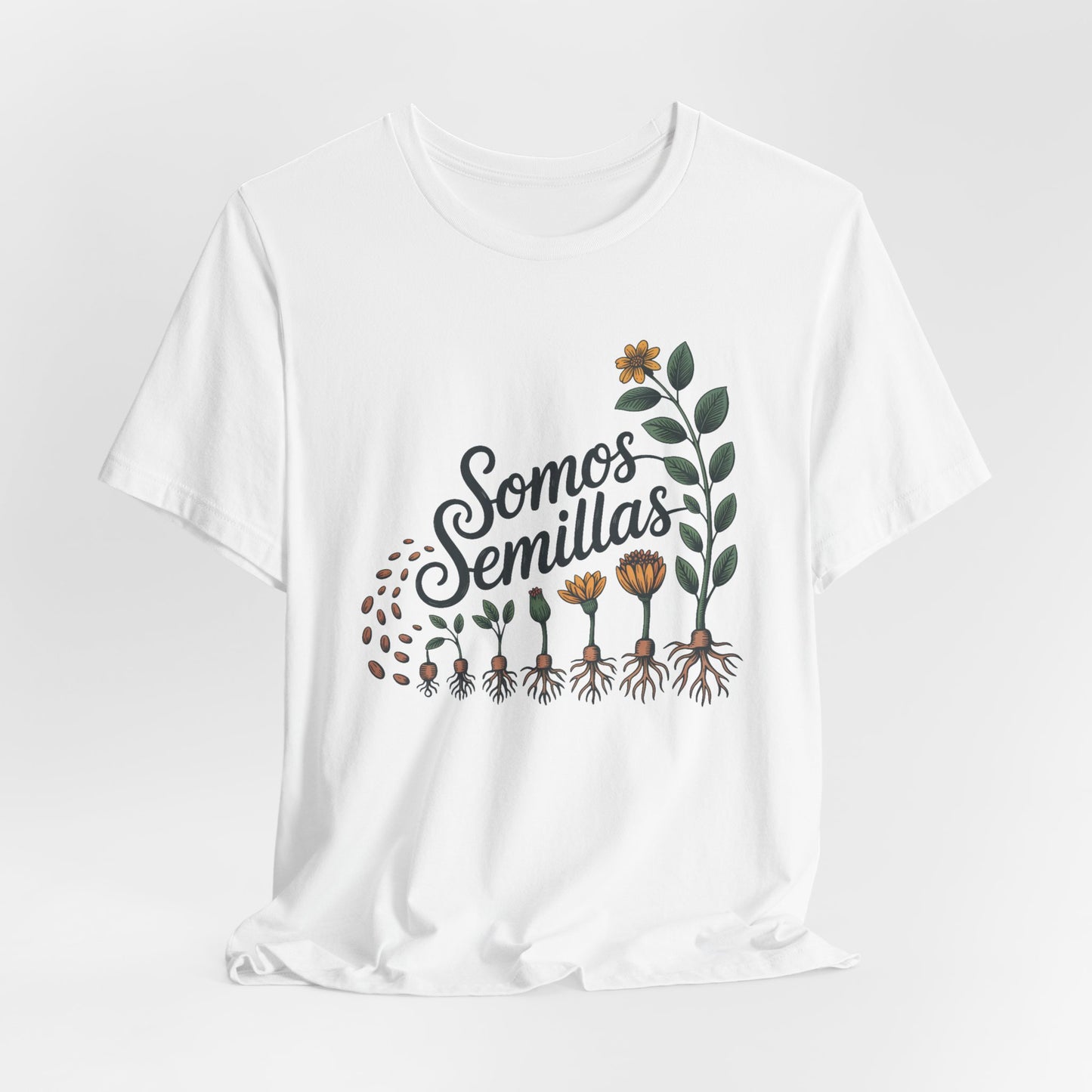 Somos Semillas T-Shirt | Latino Heritage Tee | Hispanic Culture Gift | Latinx Apparel | Somos Fuertes Shirt