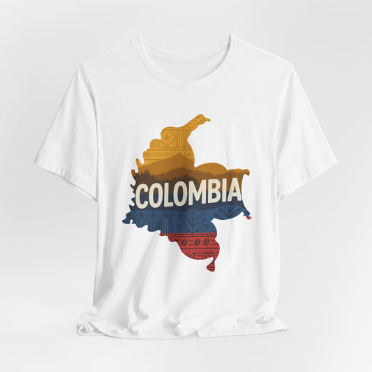 Colombia T-Shirt - Colombian Pride Tee - Orgullo Colombiano Shirt - Hispanic Heritage Gift - Colombia Amor
