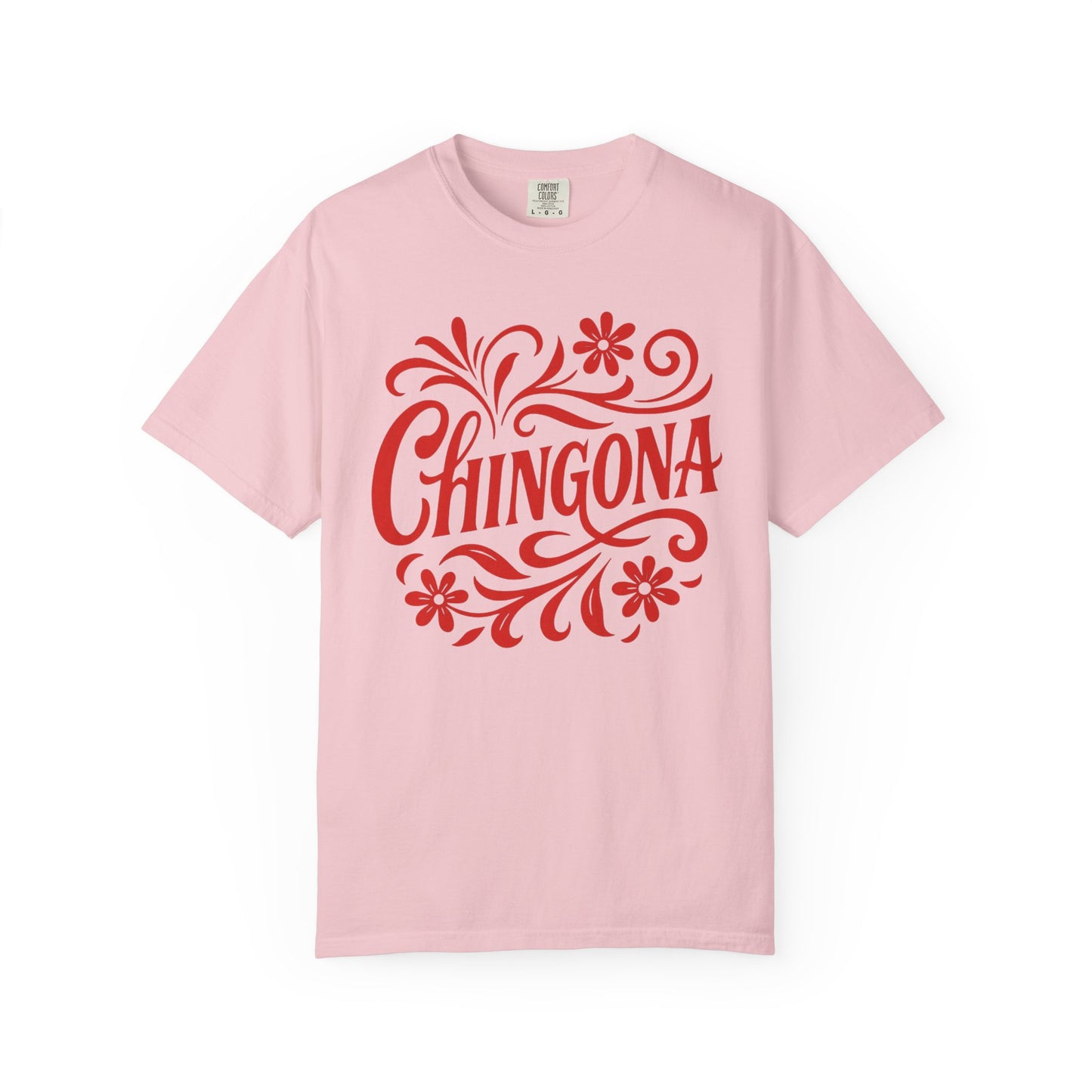 Red Floral Chingona Shirt | Soy Chingona T-Shirt | Latina Empowerment | Mexican Pride Tee | Latina Gift | Latina Owned Shop