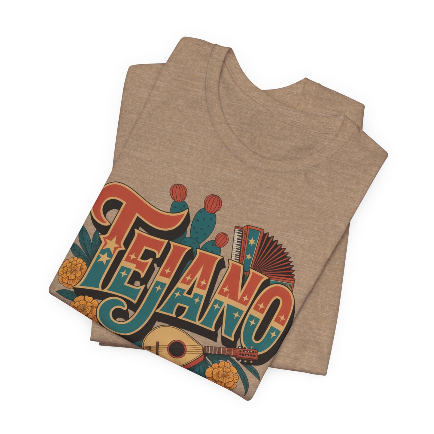 Tejano T-Shirt - Orgulloso Tejano Pride Tee - Texas Mexican Heritage Gift - Latino Culture Shirt - Tex Mex Style