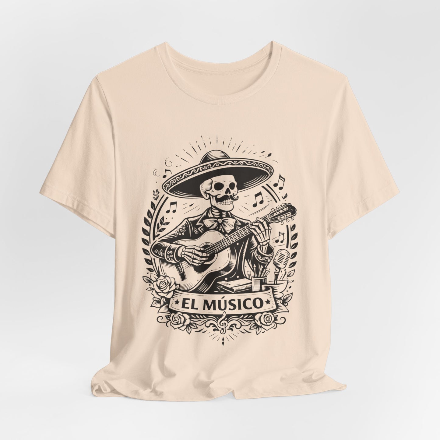El Musico T-Shirt - Latino Musician Tee - Hispanic Pride Music Lover Gift - Cultura Latina Shirt - Musico Regalo