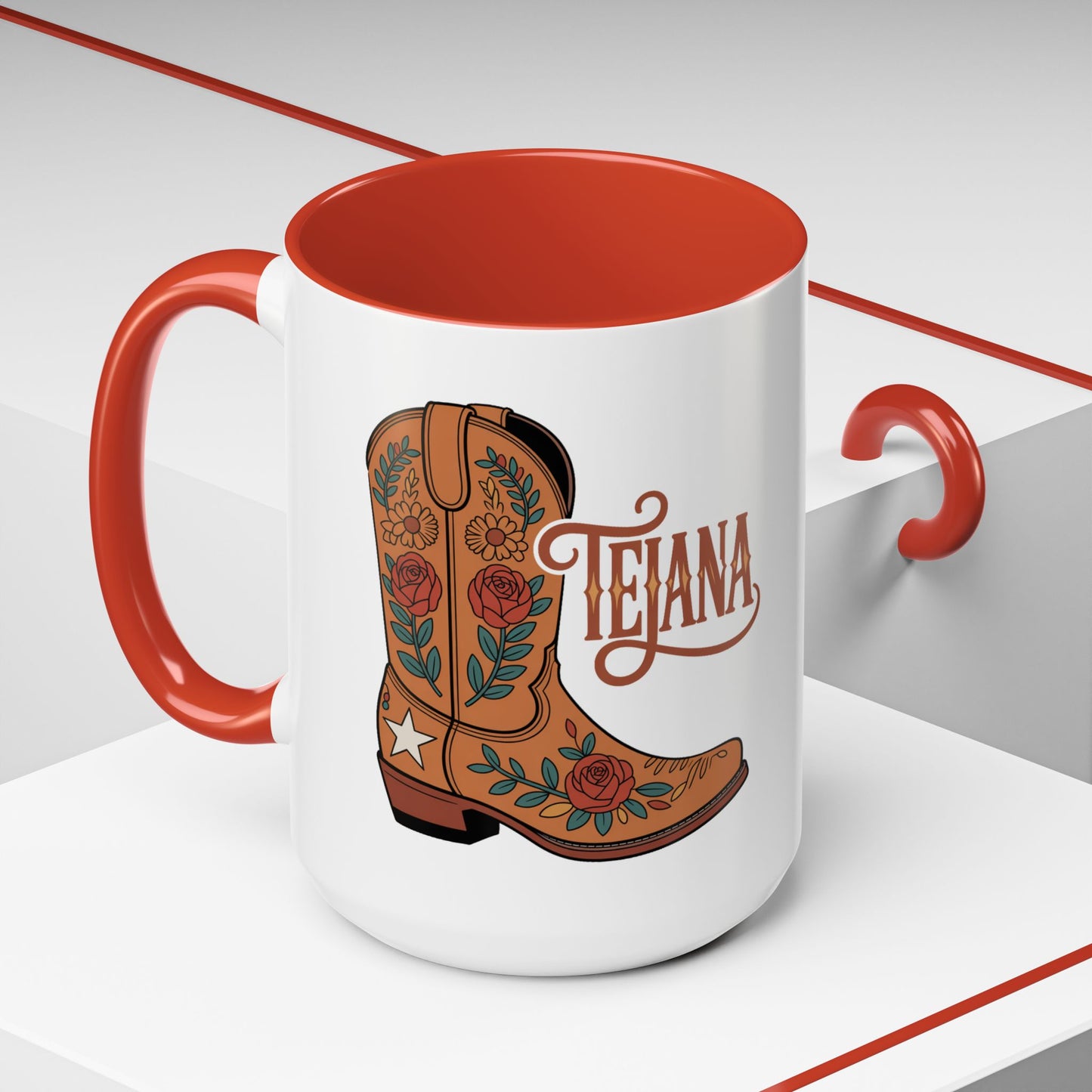Tejana Mug - Texas Latina Pride Coffee Cup - Hispanic Pride Gift - Lone Star Latina - Texan Hispanic - Tejana Regalo
