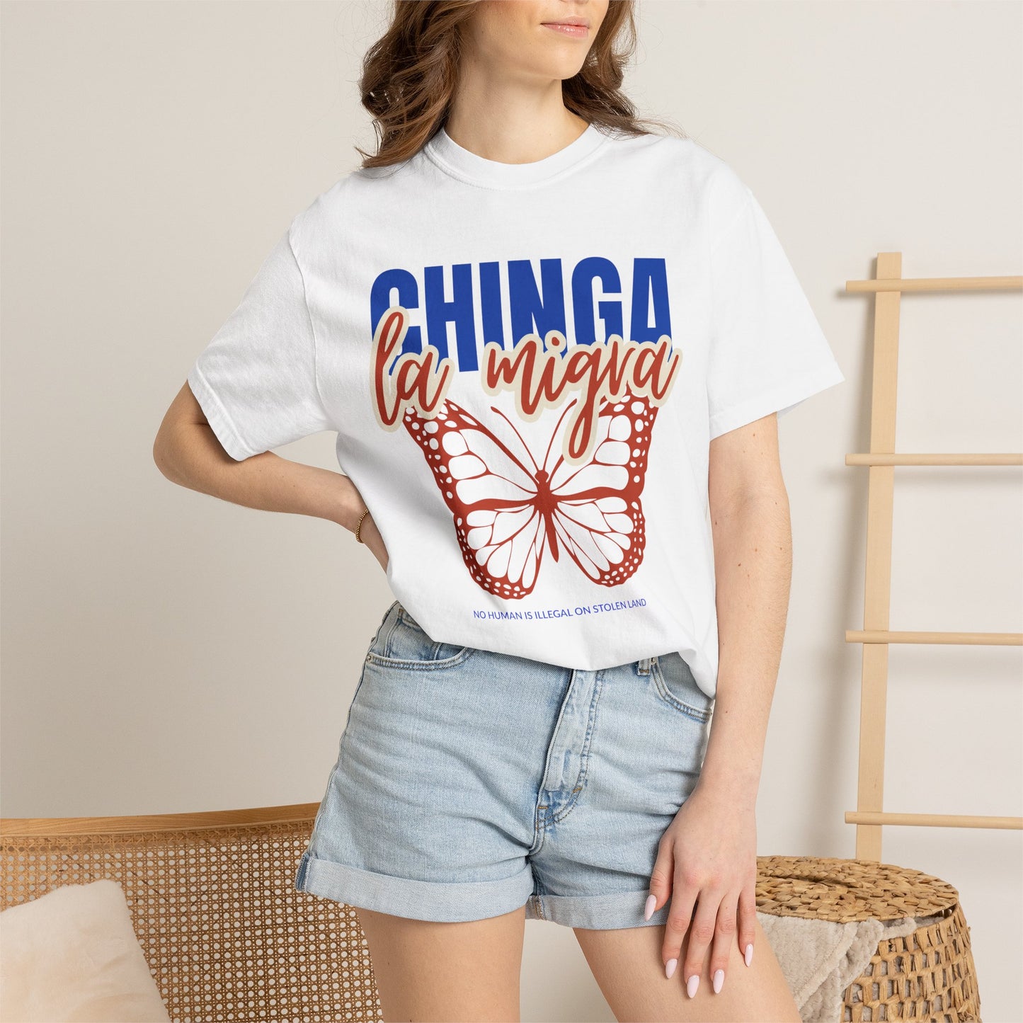 Chinga La Migra Shirt, Immigrant Rights Shirt, No Human Is Illegal,  Immigration Reform Tee, Human Rights Activist Shirt