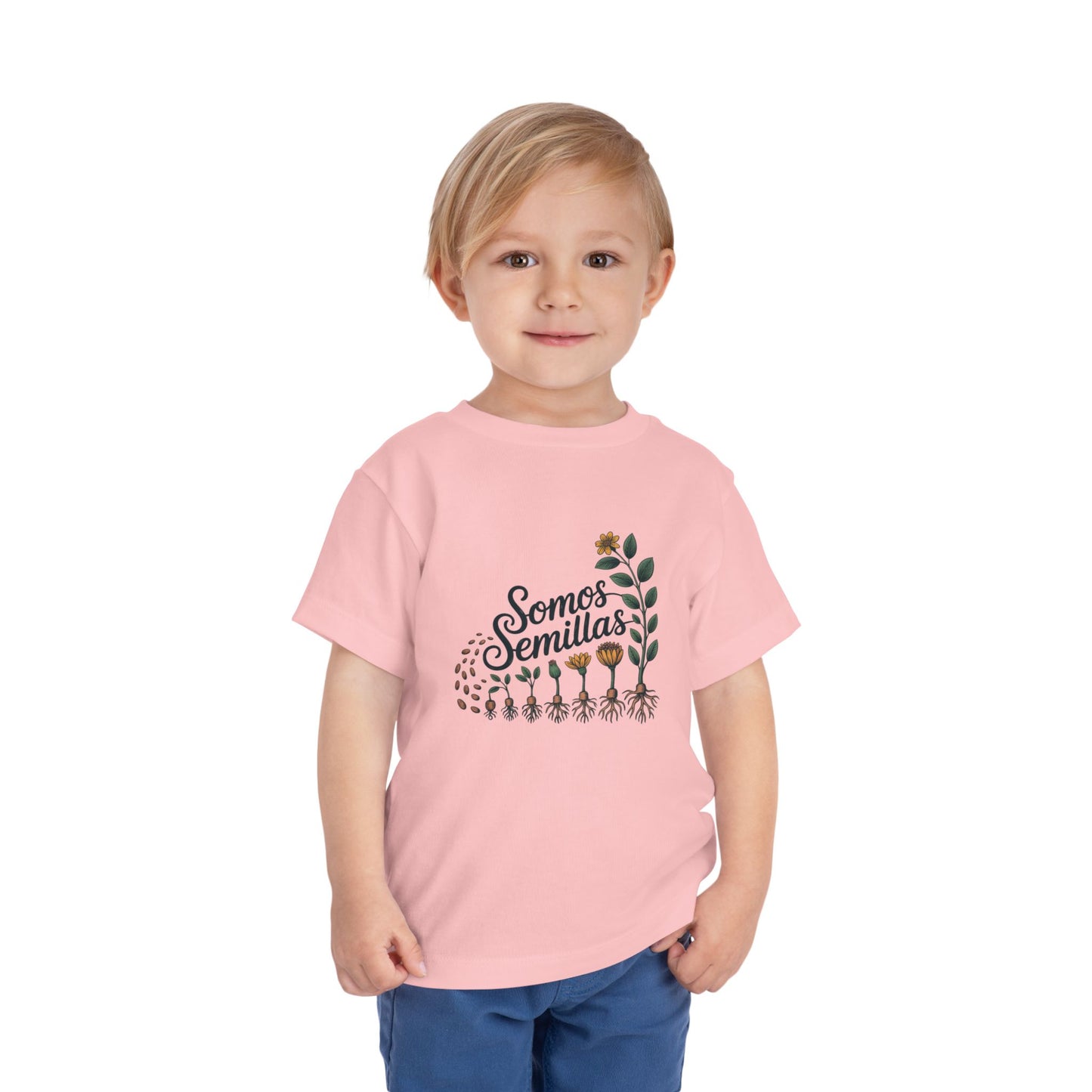 Somos Semillas Toddler T-Shirt | Latino Heritage Tee | Hispanic Culture Gift | Latinx Apparel | Somos Fuertes Shirt