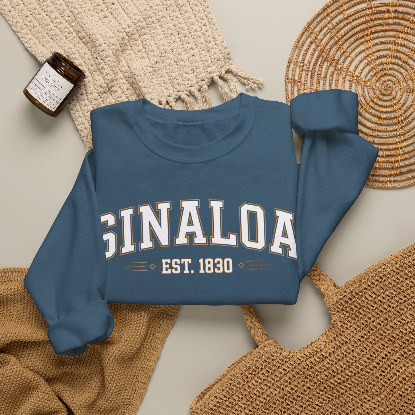 Sinaloa Sweatshirt - Mexican Heritage Pride Pullover - Culiacan Roots Gift - Orgullo Mexicano Sweater