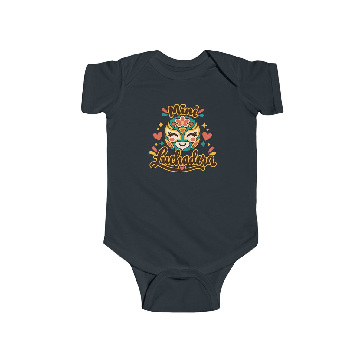 Mini Luchadora Onesie - Mexican Baby Girl Bodysuit - Lucha Libre Baby Shower Gift - Cute Luchadora Infant One Piece