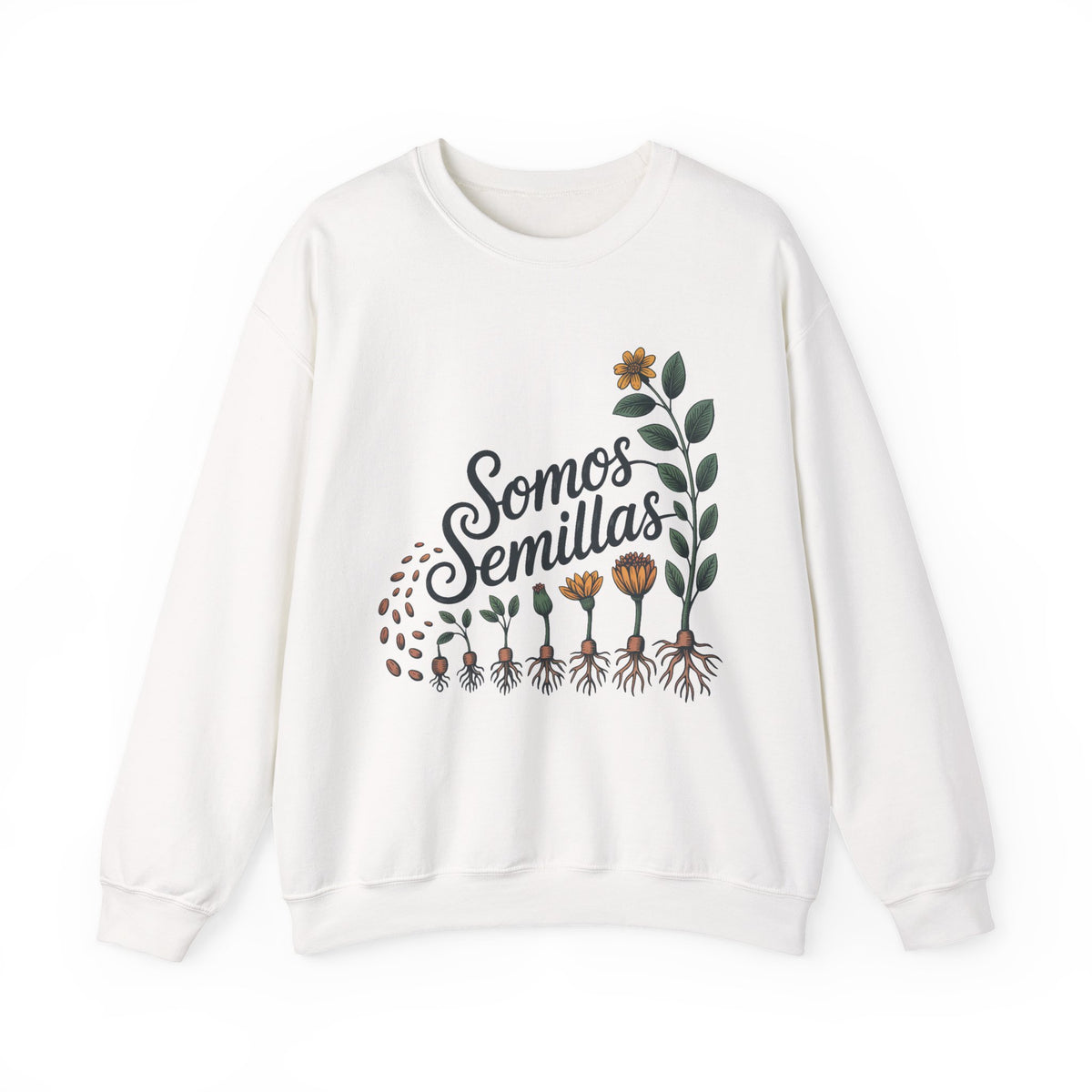 Somos Semillas Sweatshirt - We Are Seeds Latino Heritage Pride Gift - Hispanic Cultural Apparel for Women Men