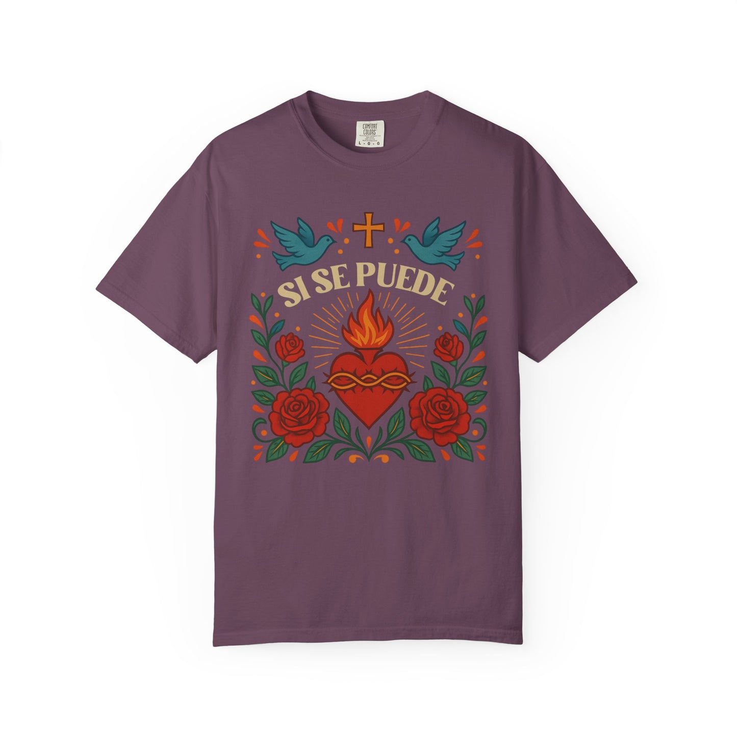 Si Se Puede T-Shirt | Huelga Civil Rights Tee | Unisex Shirt | Comfort Colors Farmworker Immigrant Shirt