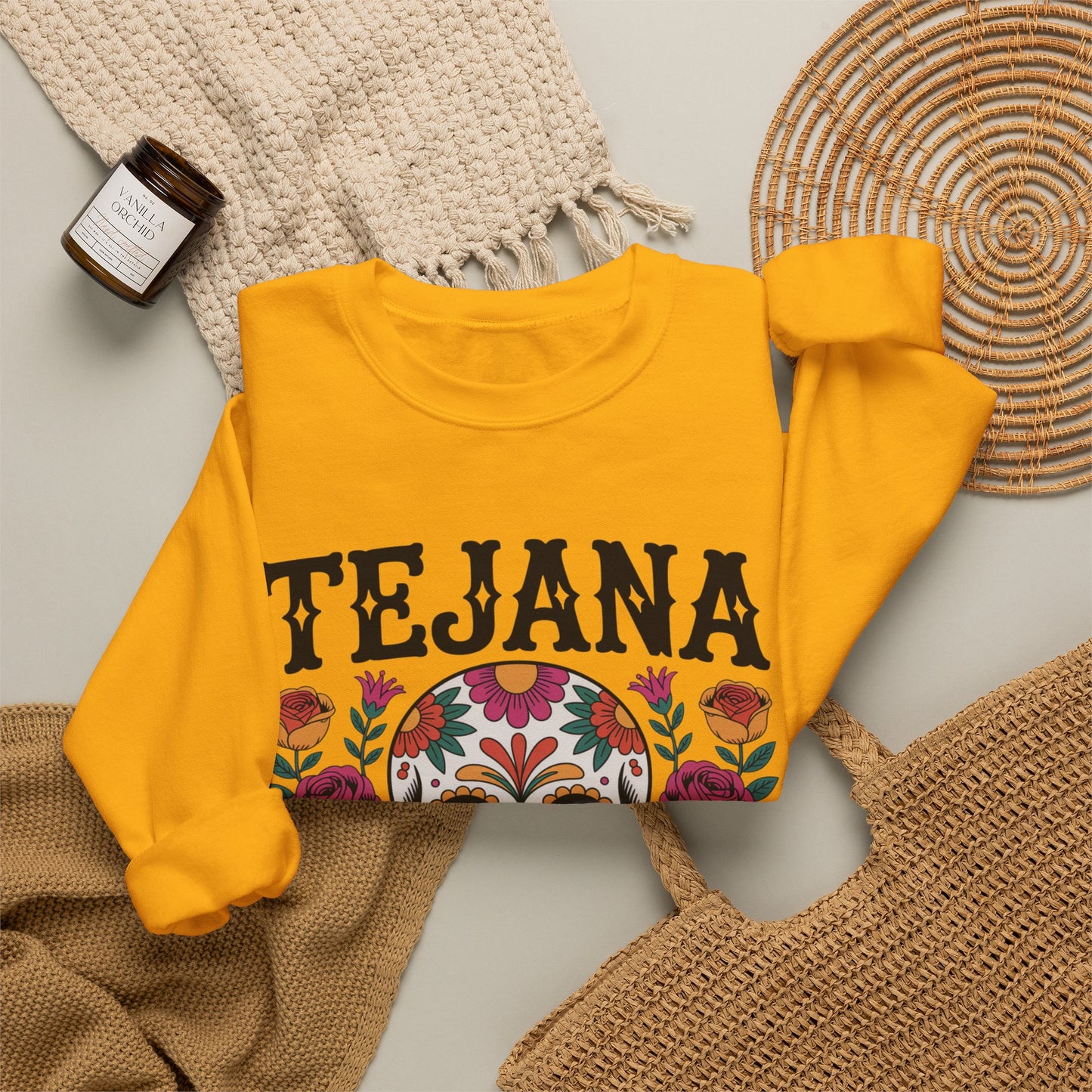 Tejana Sweatshirt - Texas Latina Pride Gift - Hispanic Heritage Sudadera - Tejana Cultura Hoodie - Latino American Pride