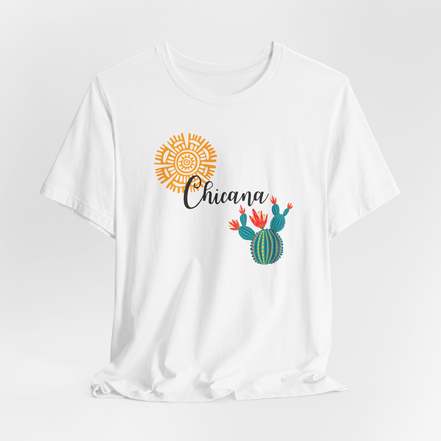 Chicana Shirt gift for Her Cactus Nopal Sol Tee Aztec Mayan Incan Latina Feminist