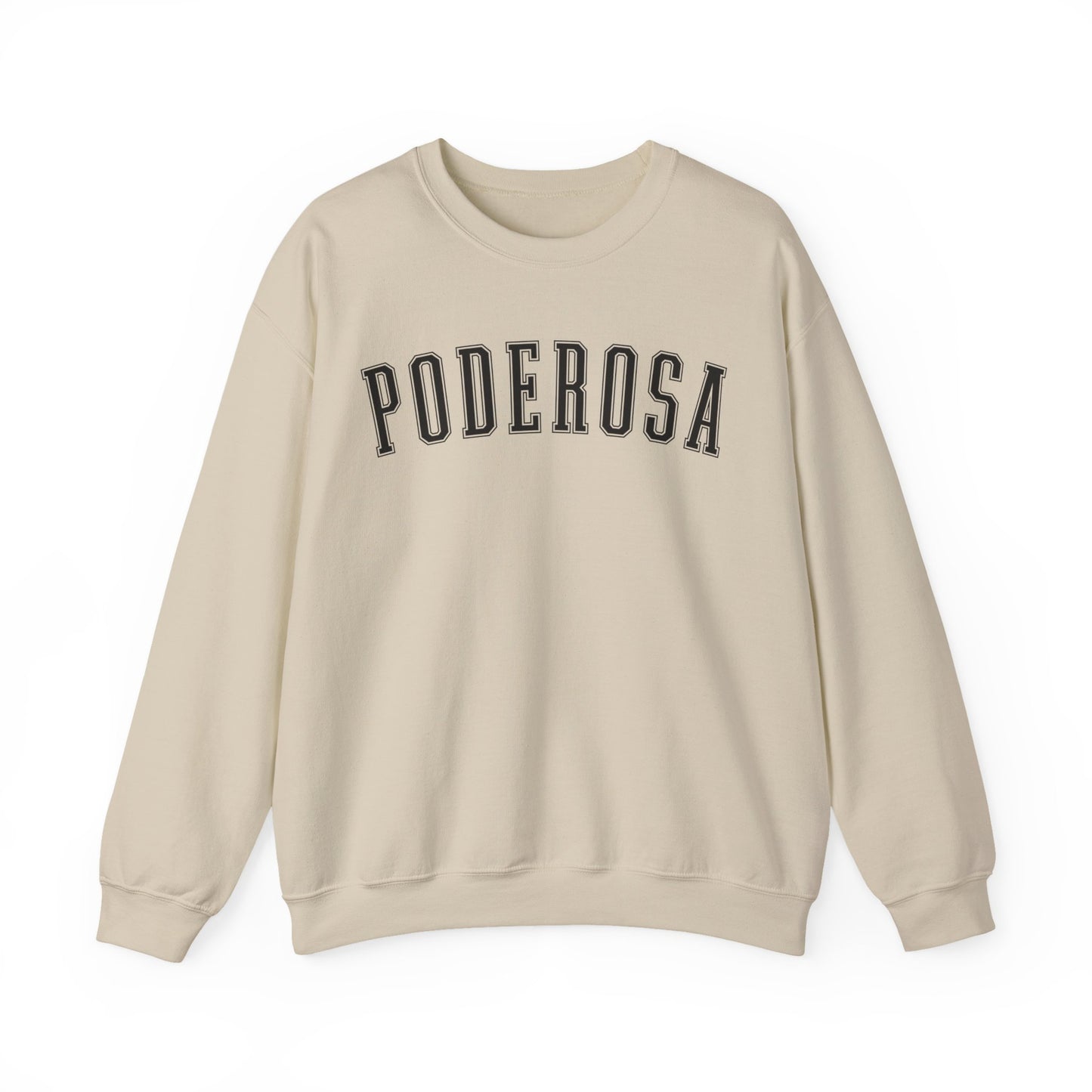 Poderosa Divina Sweater Latina College Crewneck Powerful Divine Spanish Phrase Mexican Sweatshirt Chicana Gift Hispanic Empowerment