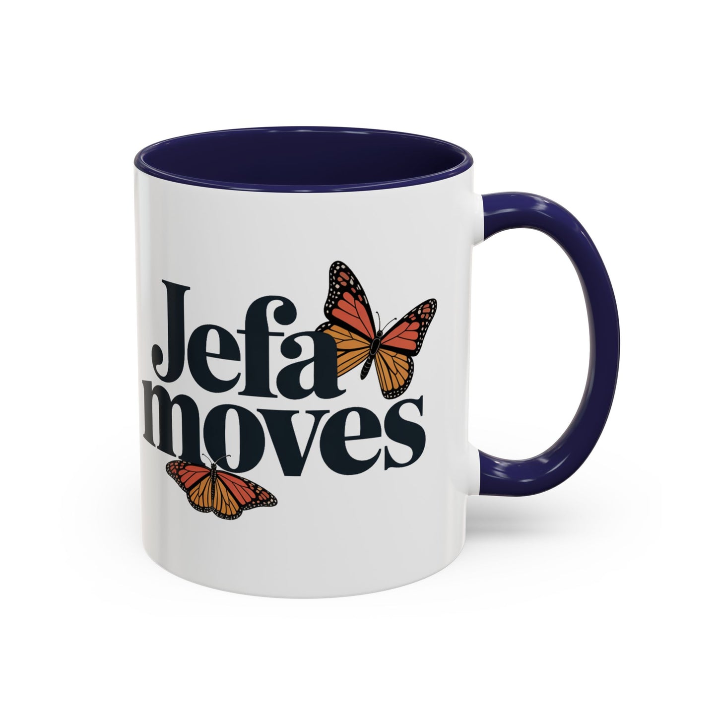 La Jefa Moves Mug - Female Boss Gift for Latina Women - Spanish Coffee Cup - Empowering Latina Gift - Bilingual Mug