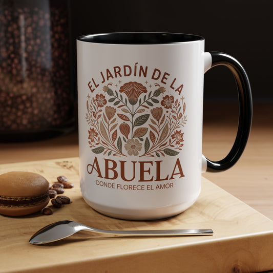 El Jardin De La Abuelita Mug — Regalos Para Mujer Latina Gift Spanish Coffee Cup Taza de Café Para Abuela Birthday Mother's Day Present