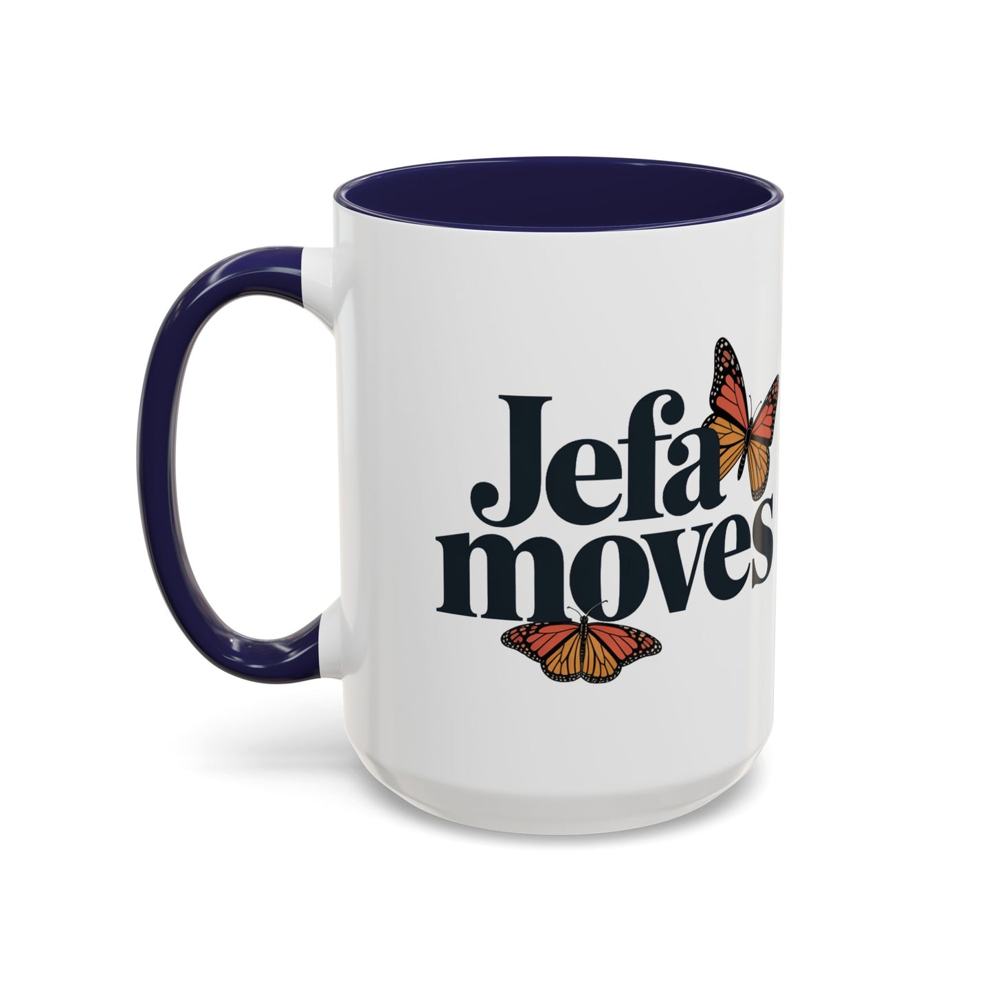 La Jefa Moves Mug - Female Boss Gift for Latina Women - Spanish Coffee Cup - Empowering Latina Gift - Bilingual Mug