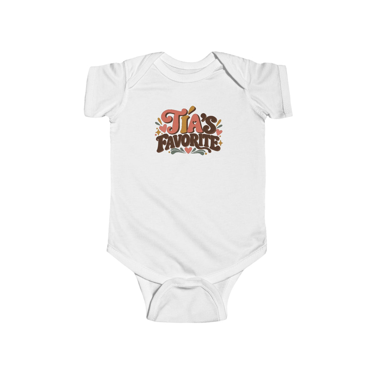 Tia's Favorite Onesie - Mexican Baby Bodysuit - Tia Gift Baby Shower - Cute Aunt Favorite Infant One Piece