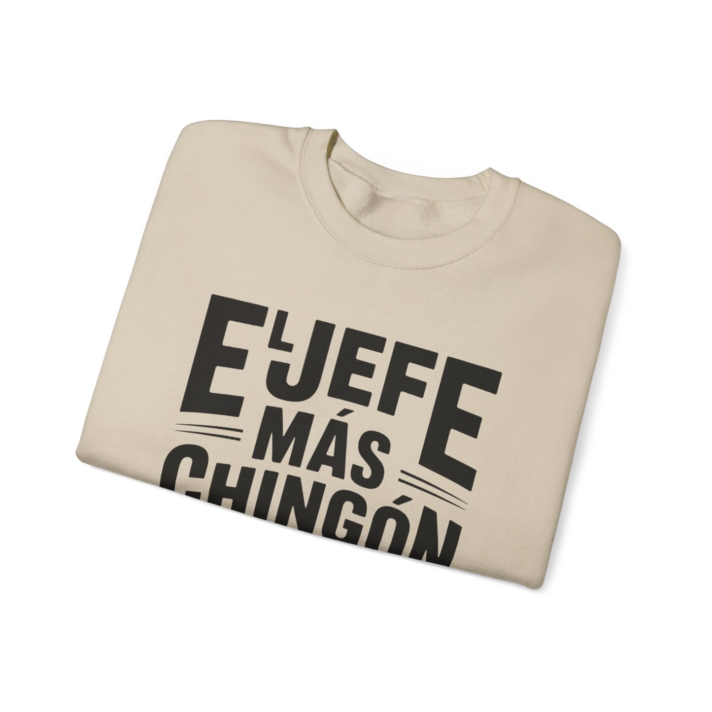 El Jefe Sweatshirt - Latino Pride Boss Gift - Hispanic Heritage Clothing - Spanish Saying Shirt - Jefe Regalo