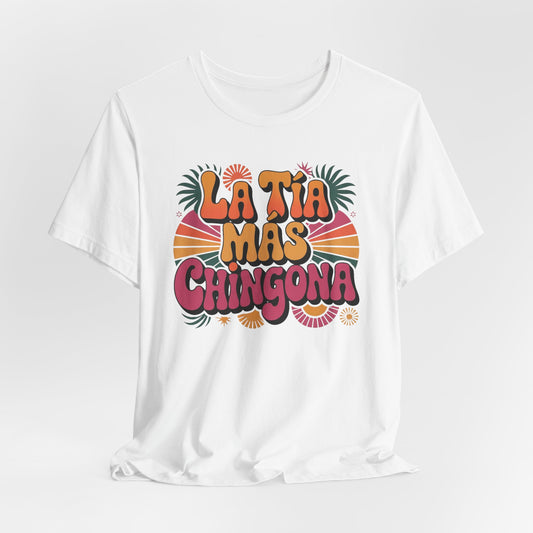 Tia T-Shirt - Best Tia Ever Shirt - Latino Family Gift - Tia Birthday Gift - Hispanic Aunt Tee - Tia Amor