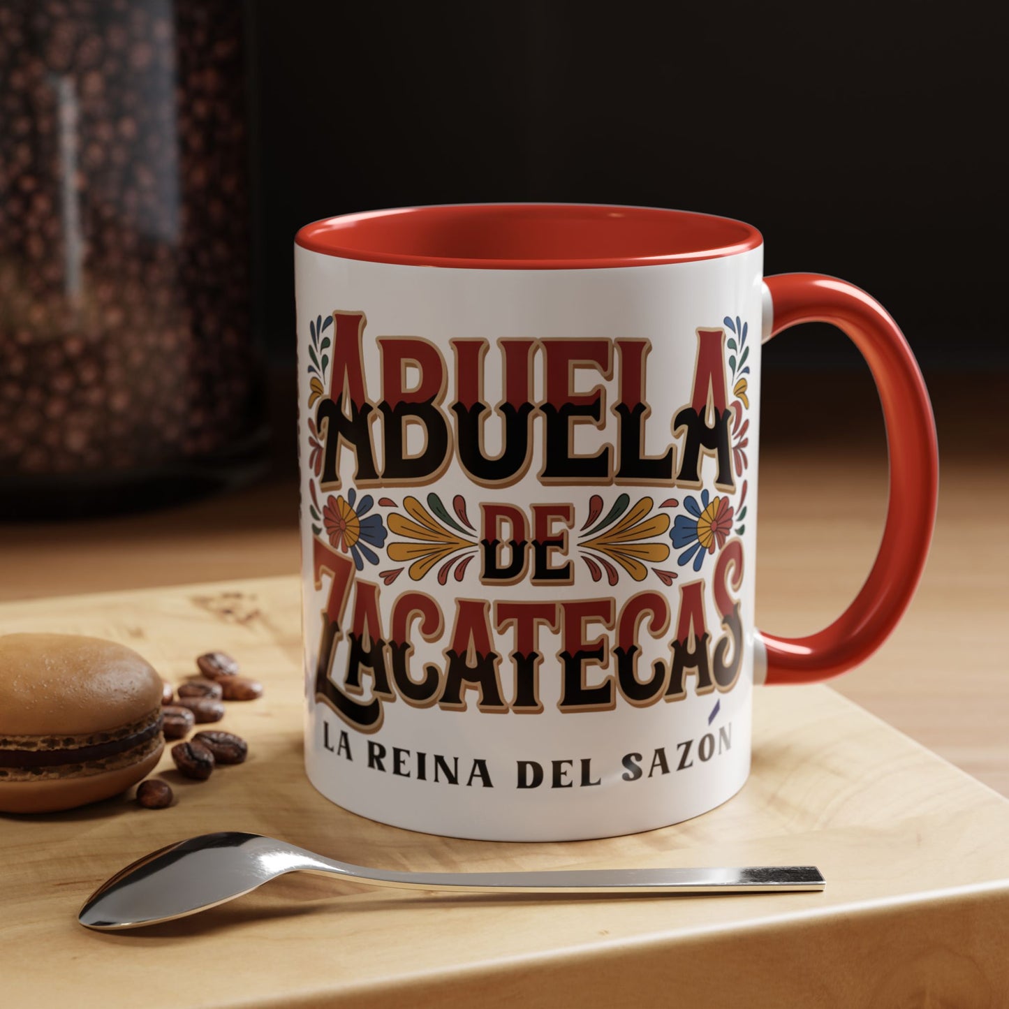 Abuela de Zacatecas Mug - Latino Family Gift for Beloved Grandma | Hispanic Grandmother Coffee Cup | Abuela Querida Regalo