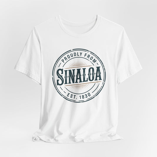 Sinaloa T-Shirt - Mexican Heritage Pride Tee, Sinaloa Orgullo Shirt, Mexico State Gift, Regional Mexican Clothing