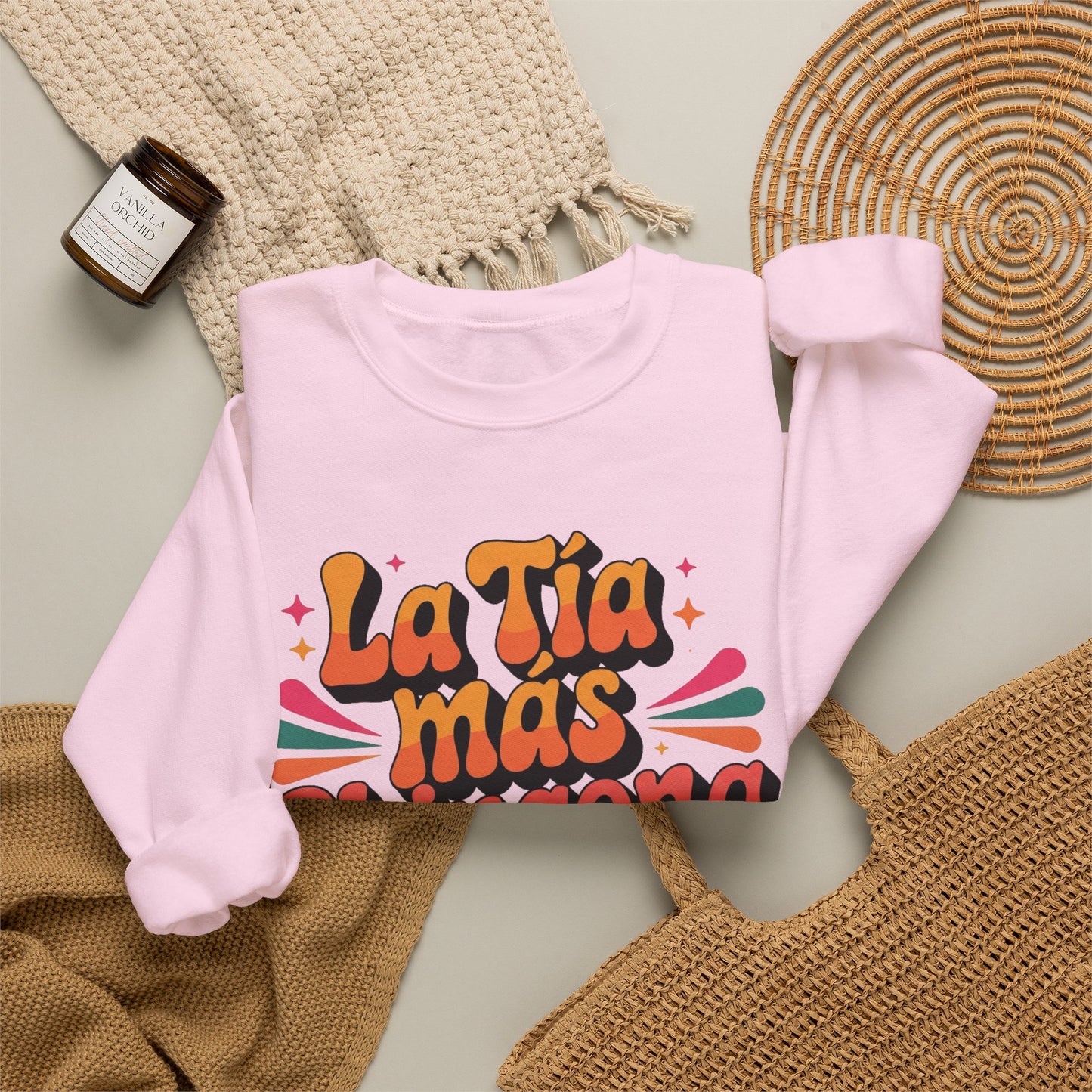 Tia Sweatshirt - Best Tia Ever Regalo Gift - Proud Tia Vida Pullover - Latino Family Gift - Mi Tia Favorita Sweater
