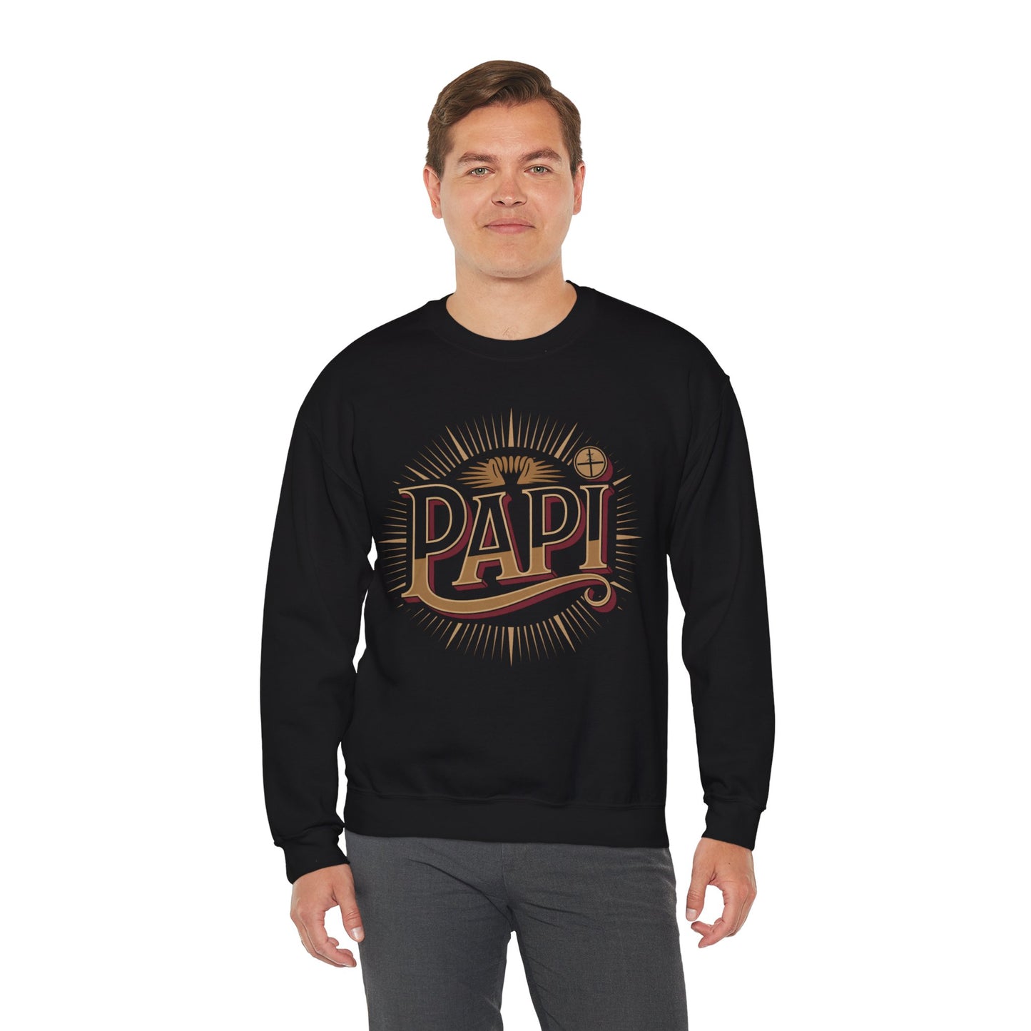 Hola Papi Sweatshirt - Latino Dad Gift - Spanish Father Hoodie - Hispanic Family Pride - Papi Shirt Gift