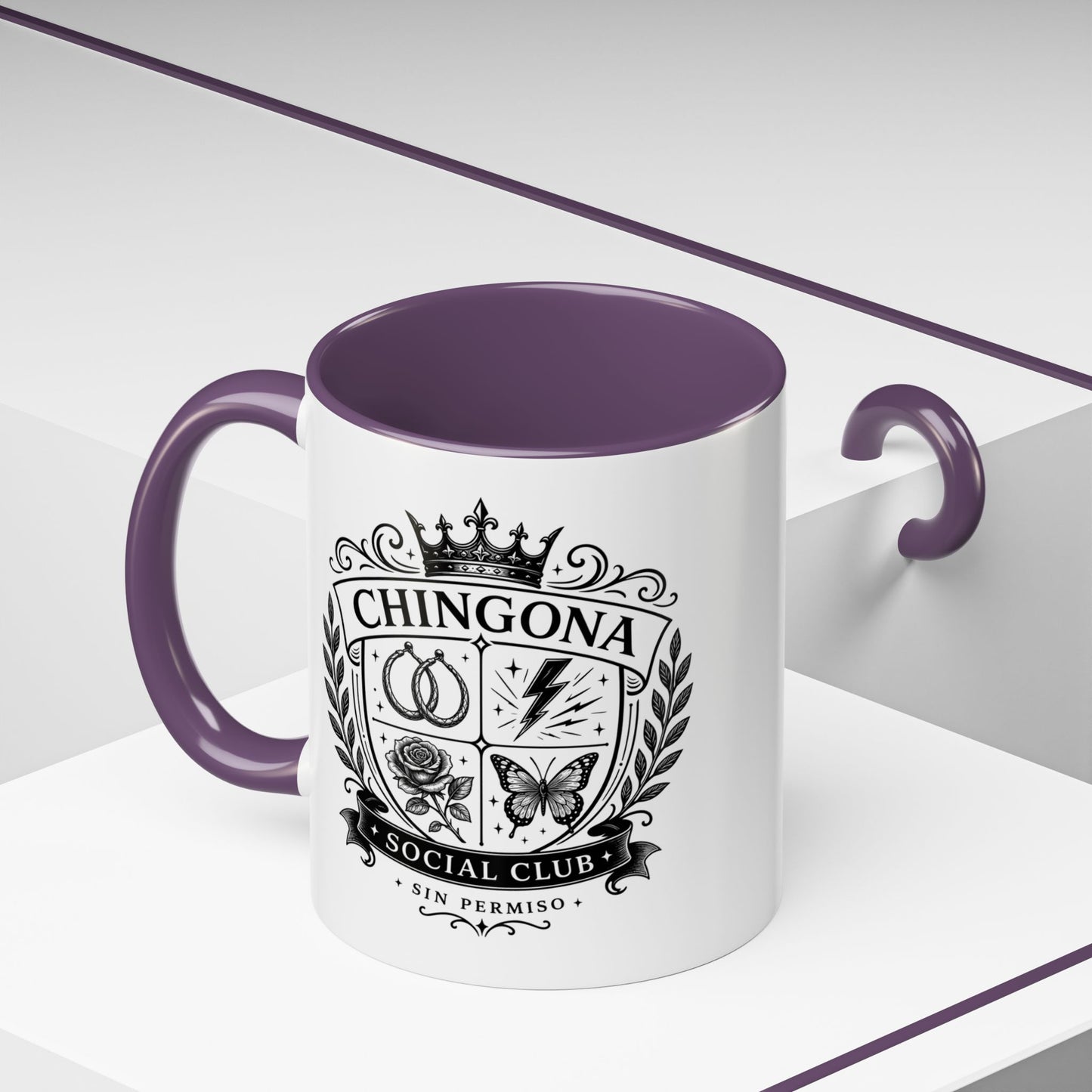 Chingona Comadre Energy Mug - Latina Gift for Her - Regalos para Mujer - Spanish Coffee Cup - Latina Power Drinkware