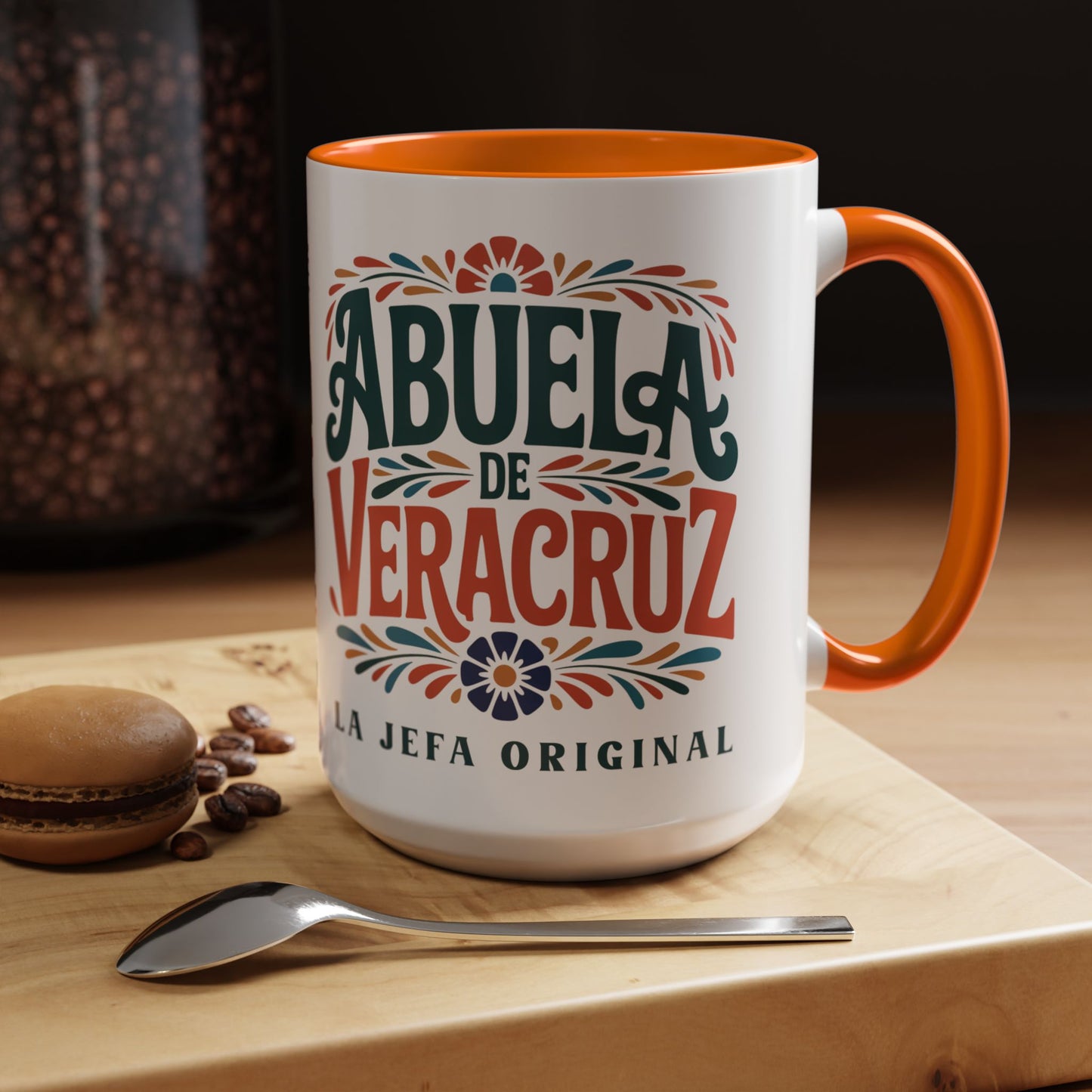 Abuela de Veracruz Mug - Latino Grandma Coffee Cup Gift - Abuela Love Mug - Hispanic Family Gift - Regalo Para Abuela