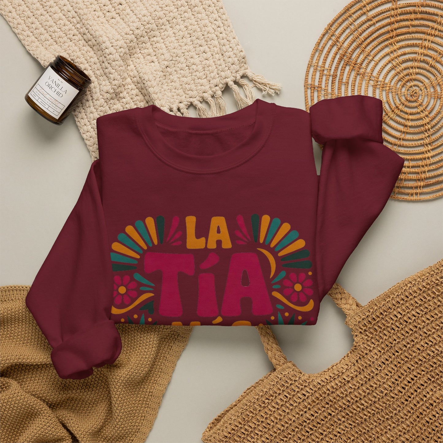 Tia Sweatshirt - Latino Family Gift for Tía - Spanish Aunt Hoodie - Tia Regalo Birthday Gift - Latina Tia Shirt