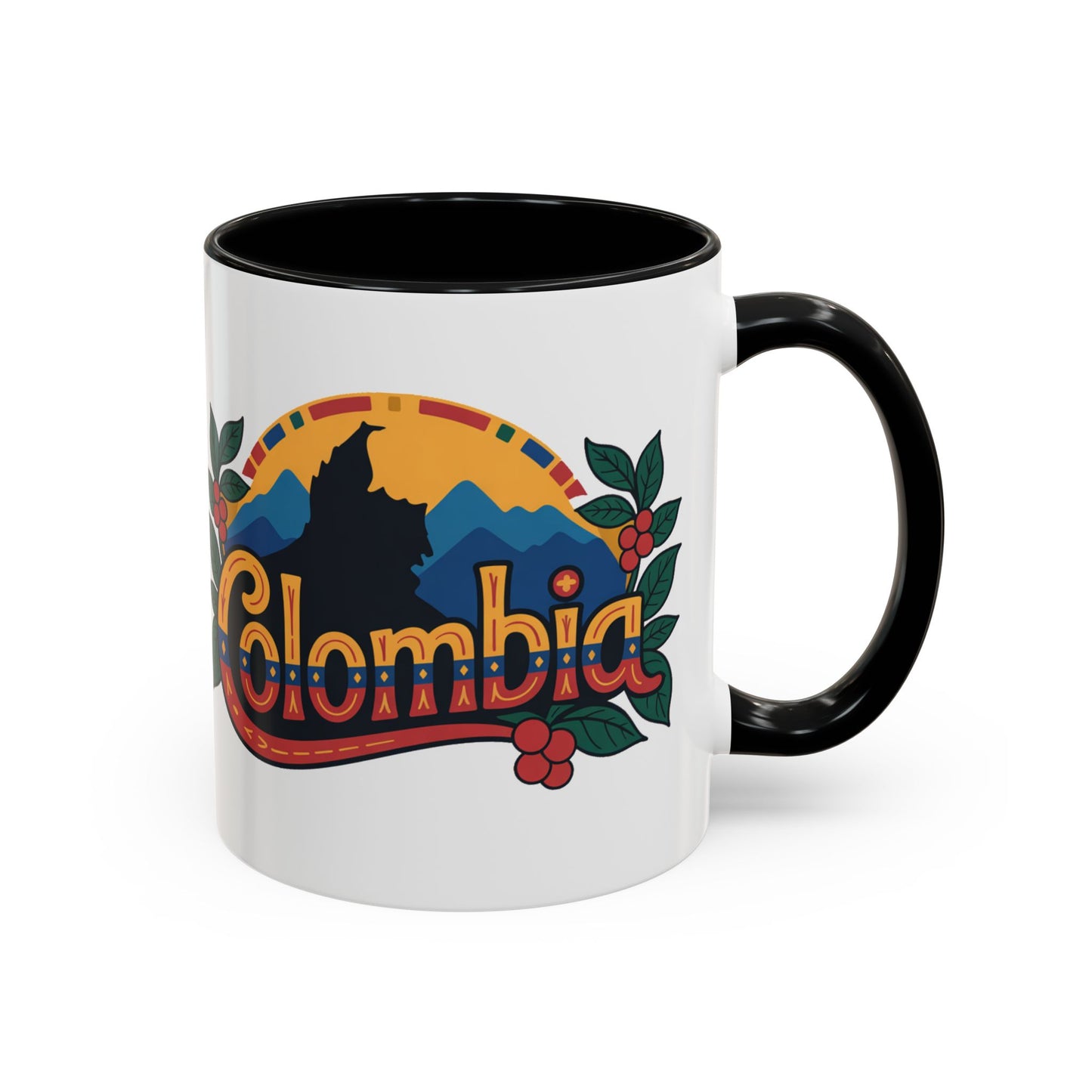 Colombia Mug - Colombian Heritage Pride Coffee Cup | Taza Colombia | Hispanic Pride Gift | Orgullo Colombiano | Colombian Coffee