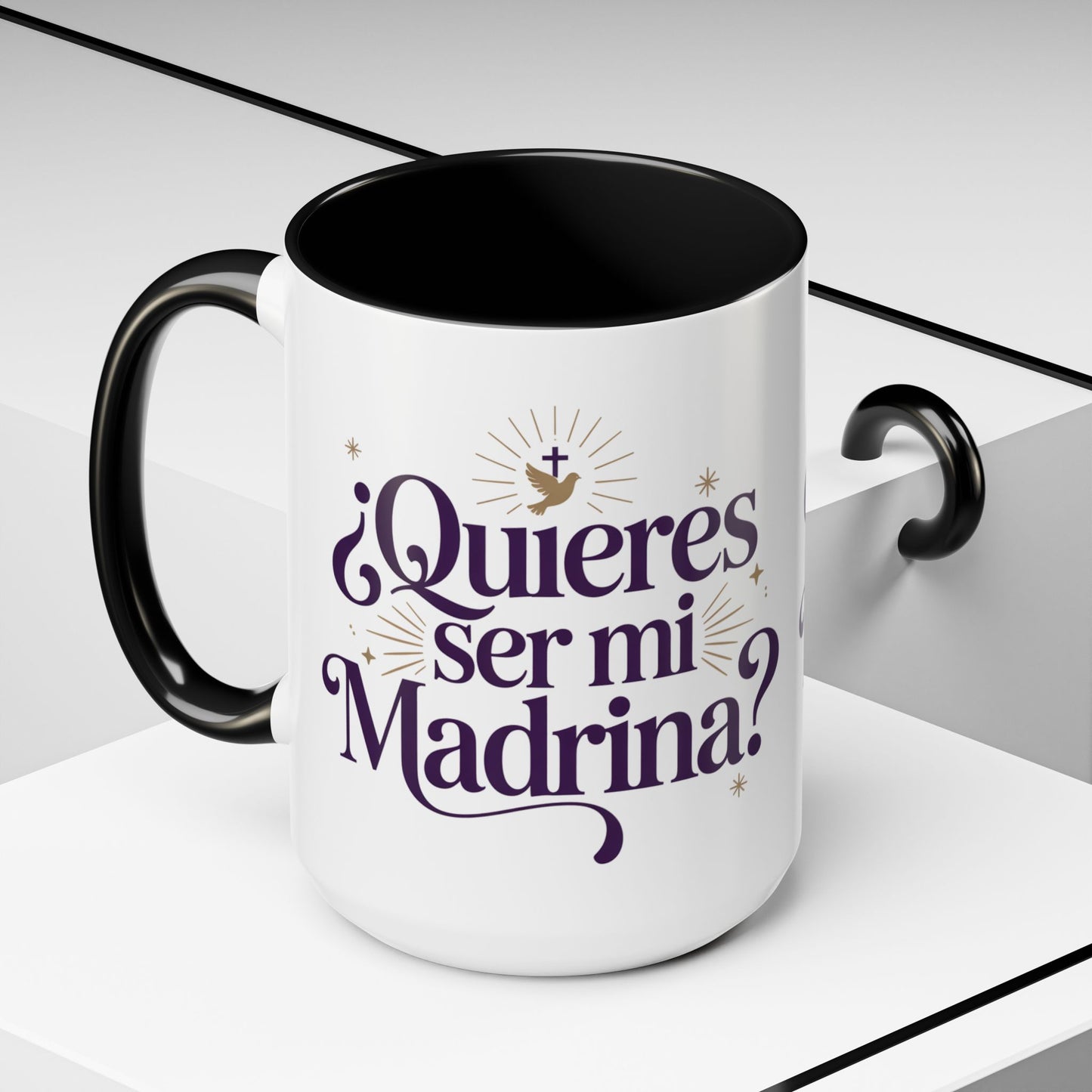 Quieres Ser mi Madrina Mug - Hispanic Godmother Gift - Latino Family Mug - Madrina Regalo - Bautizo Gift for Madrina Amor