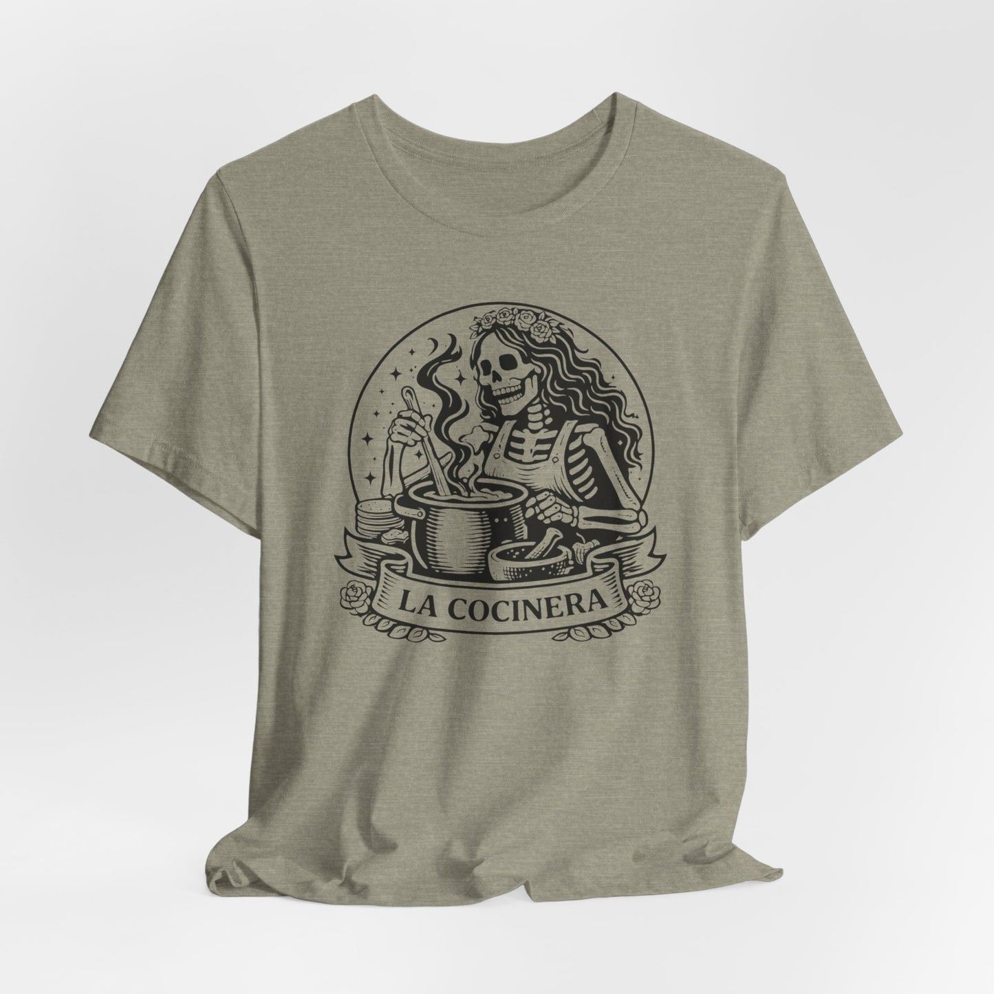 La Cocinera T-Shirt - Chef Latina Tee - Latino Heritage Gift - Hispanic Cook Shirt - Cocina Queen - Cooking Mama Gift