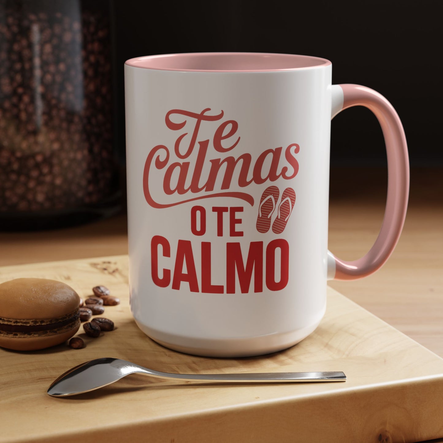 Chancla Mug - Funny Latino Hispanic Heritage Gift | Abuela Mama Mexican Mom Humor Coffee Cup | Latina Pride Regalo