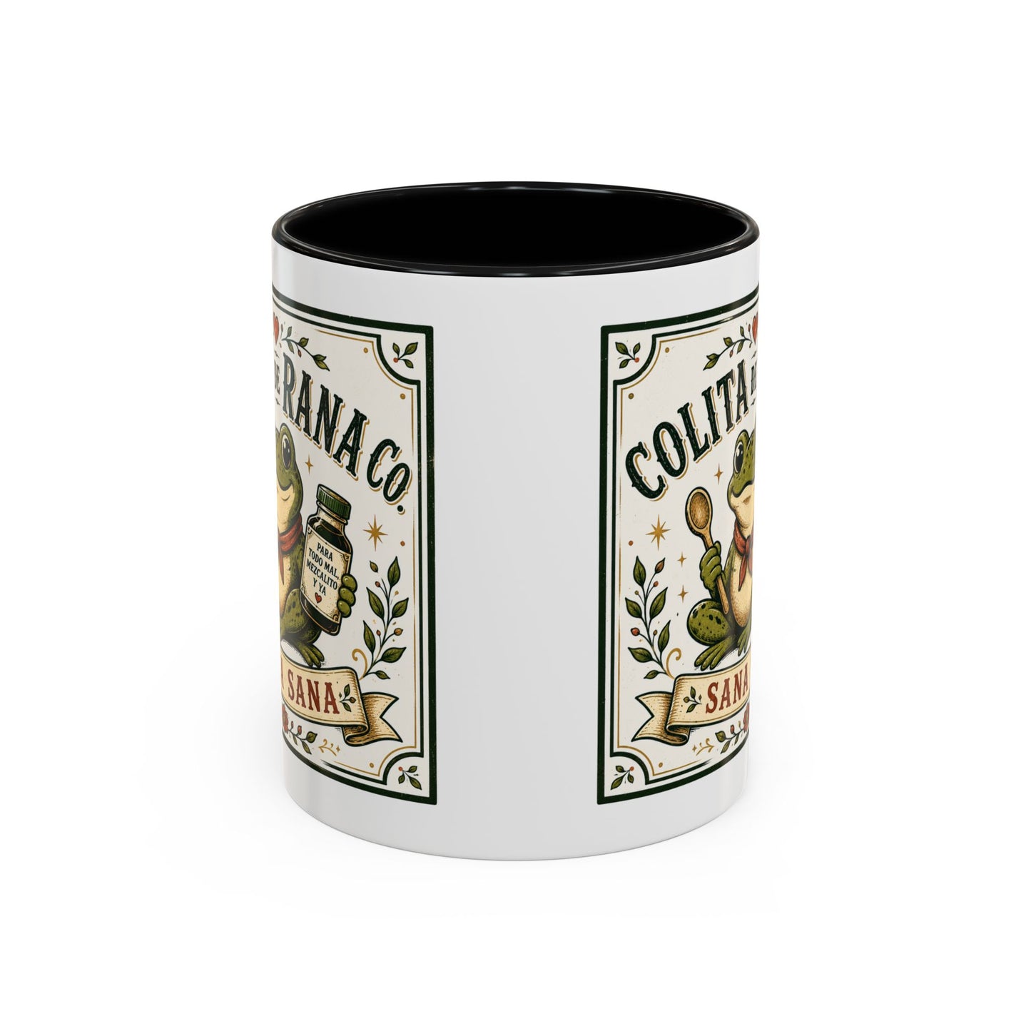 Colita De Rana Mug - Funny Spanish Coffee Cup Gift for Latina Women | Bilingual Humor Taza Regalo