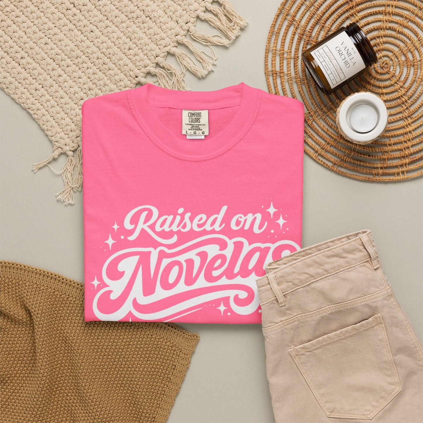 Raised on Novelas Shirt | Mexican Shirt, Boricua Shirt,  Latina Shirt, Comfort Colors Unisex Tee