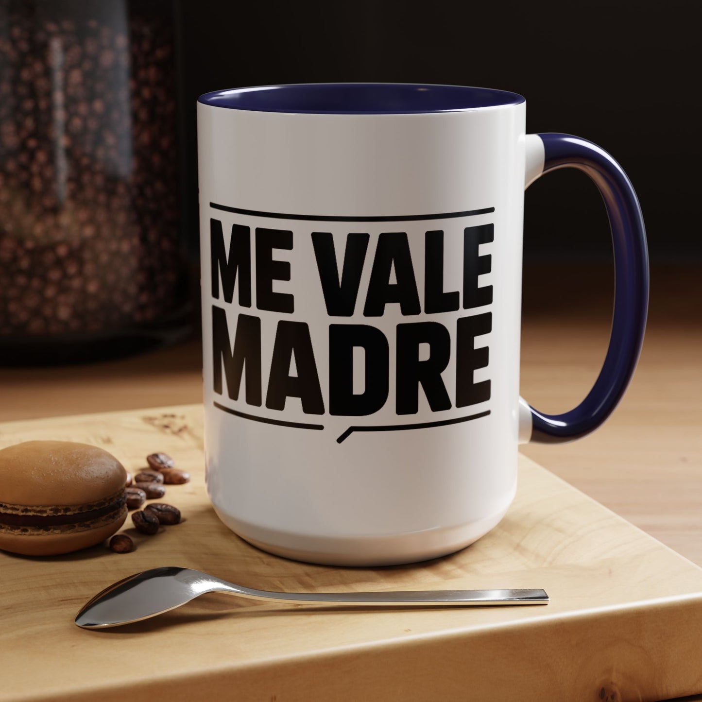 Me Vale Madre Mug - Funny Spanish Sayings Coffee Cup - Latino Family Gift - Hispanic Humor Mug - Mexican Mom Gift