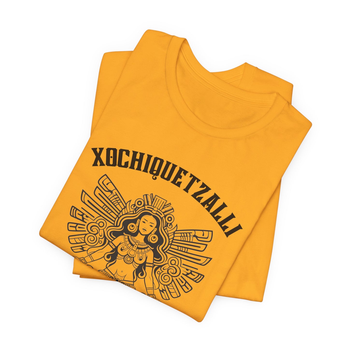 Xochiquetzalli Aztec Goddess of Fertility Shirt | Gift for Her , Xochiquetzal Aztec Art , Latino Americans , Mexican Shirts