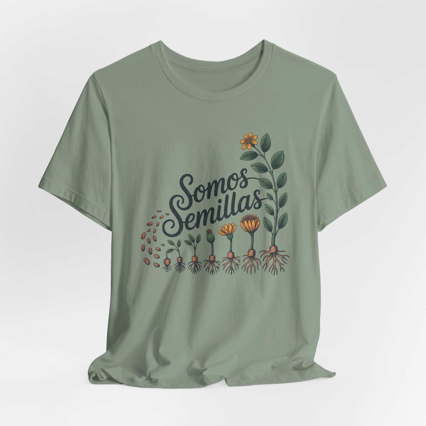 Somos Semillas T-Shirt | Latino Heritage Tee | Hispanic Culture Gift | Latinx Apparel | Somos Fuertes Shirt