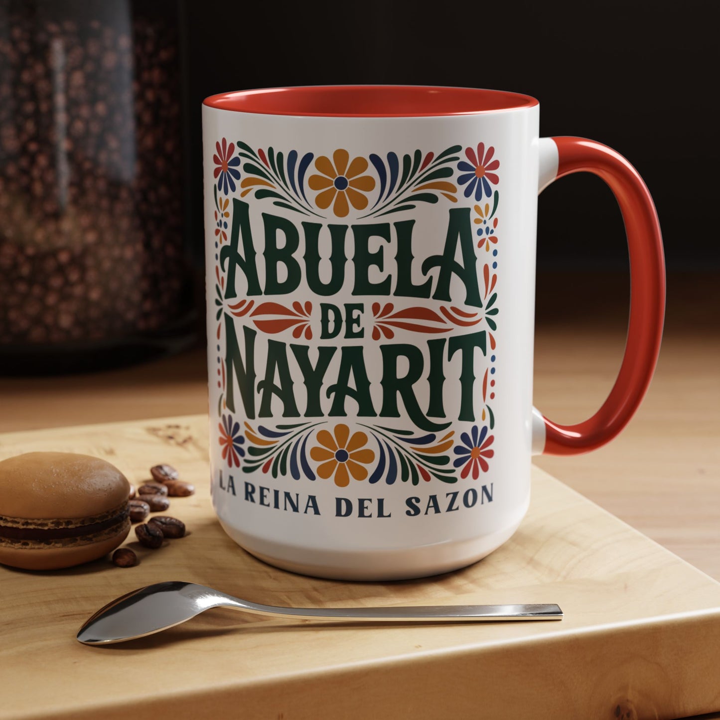 Abuela de Nayarit Mug - Hispanic Grandma Coffee Cup Gift - Latino Family Abuela Love - Spanish Grandmother Regalo Para Abuela