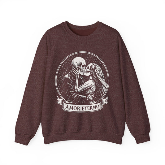 Amor Eterno Sweatshirt - Forever Love Spanish Quote - Romantic Gift for Her - Couples Matching - Latino Love Shirt